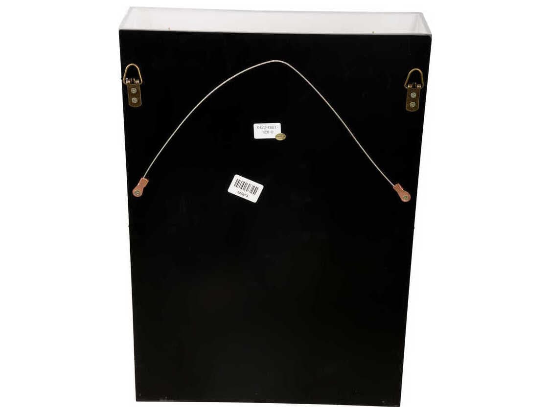 Chelsea House Porcelain Flower Black-D Shadow Box