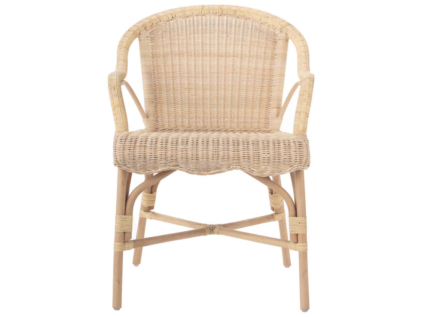 Chelsea House Amanda Lindroth Natural Arm Dining Chair