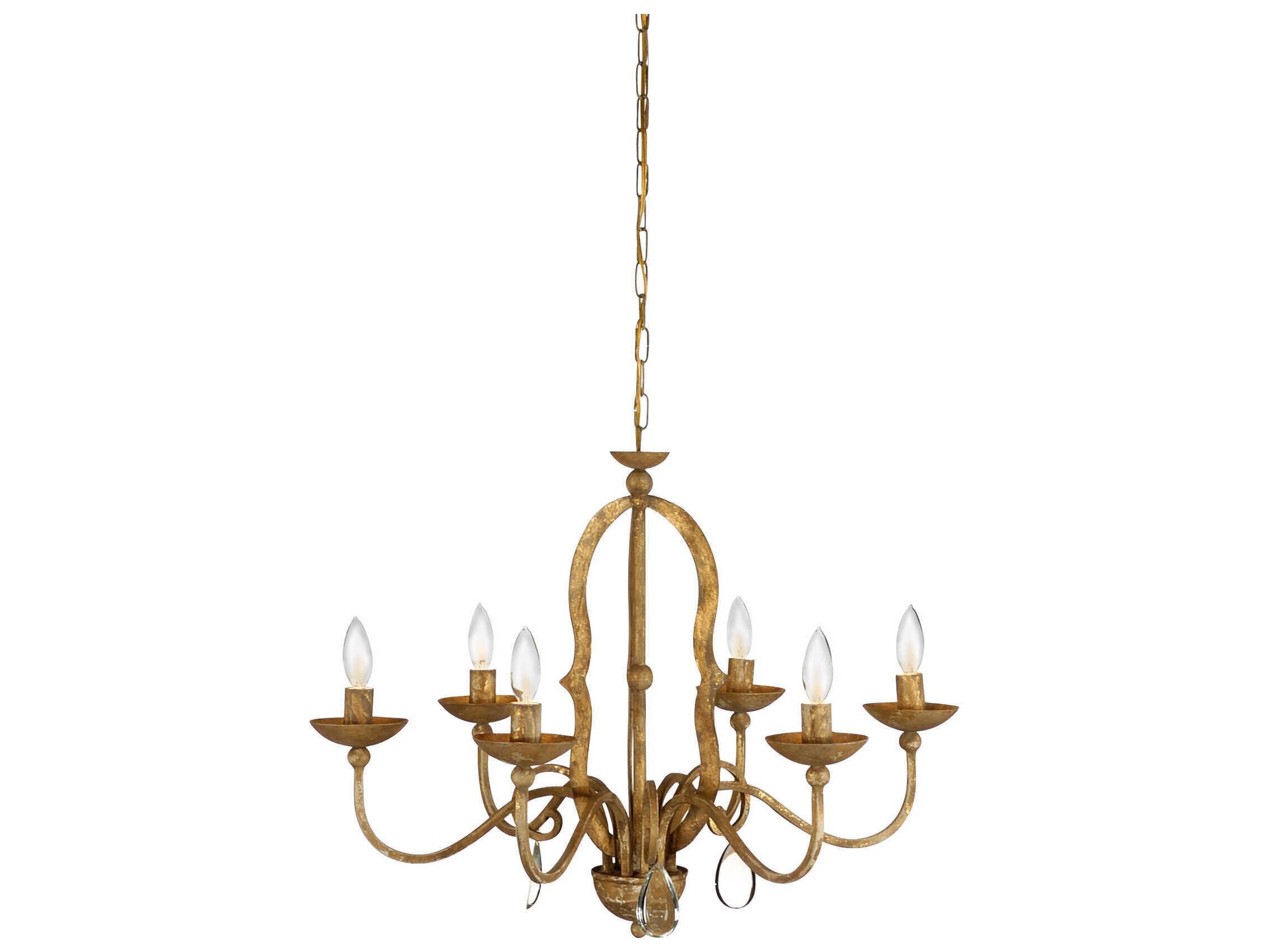 Chelsea House Bill Cain Gold Tiered Chandelier