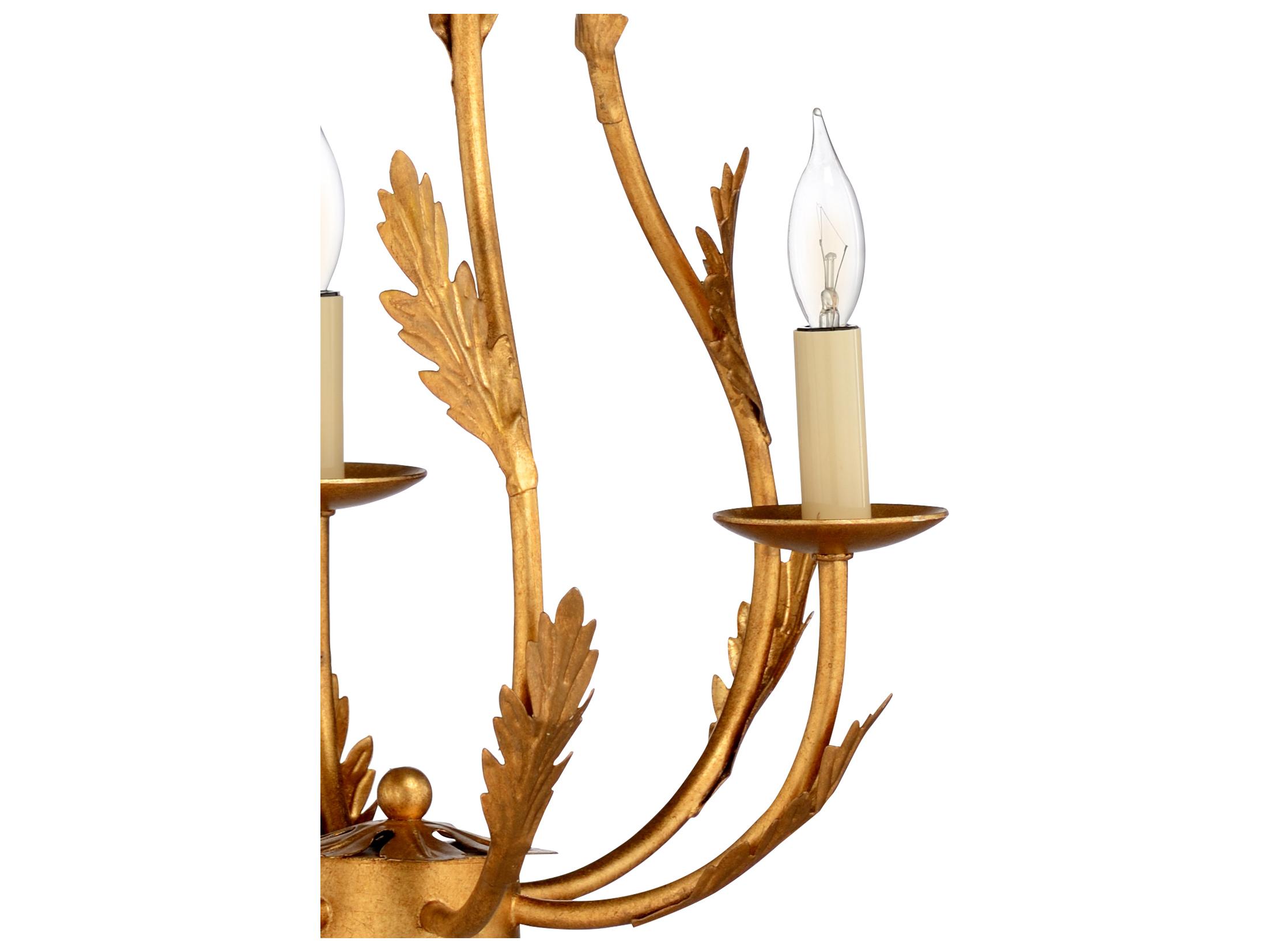 Chelsea House Pam Cain Gold Candelabra Chandelier