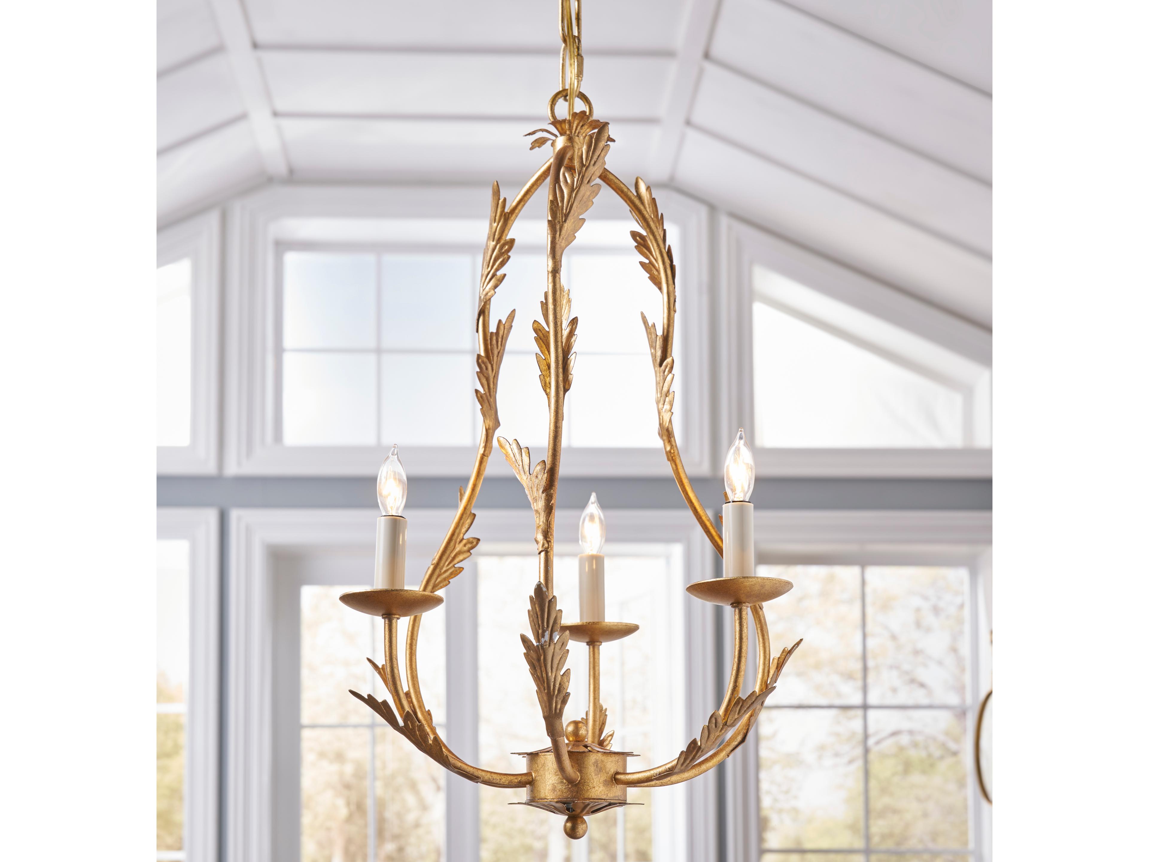 Chelsea House Pam Cain Gold Candelabra Chandelier
