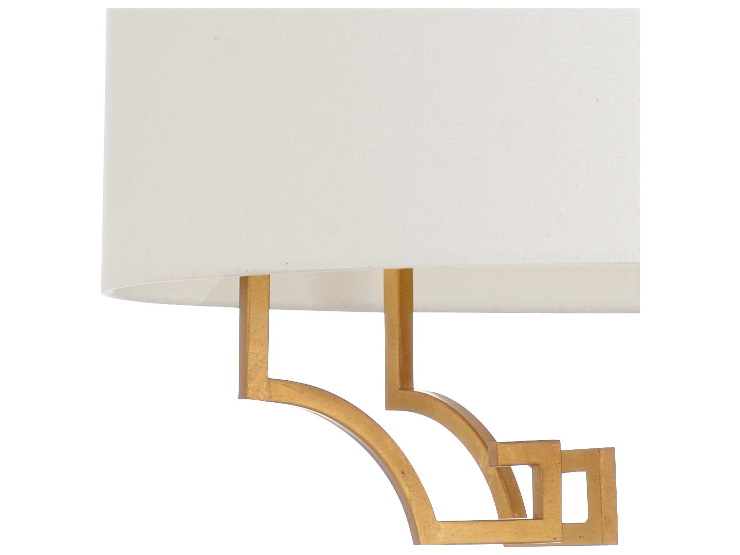 Chelsea House Claire Bell Gold Drum Chandelier