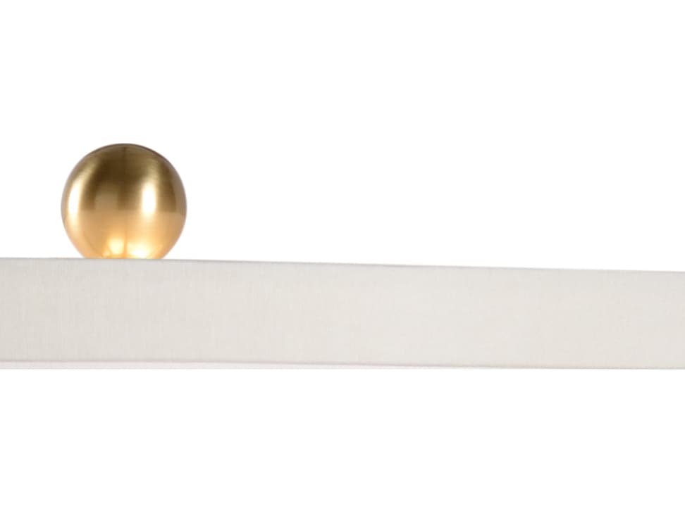 Chelsea House Pam Cain Hopper White Gold Table Lamp - Cream
