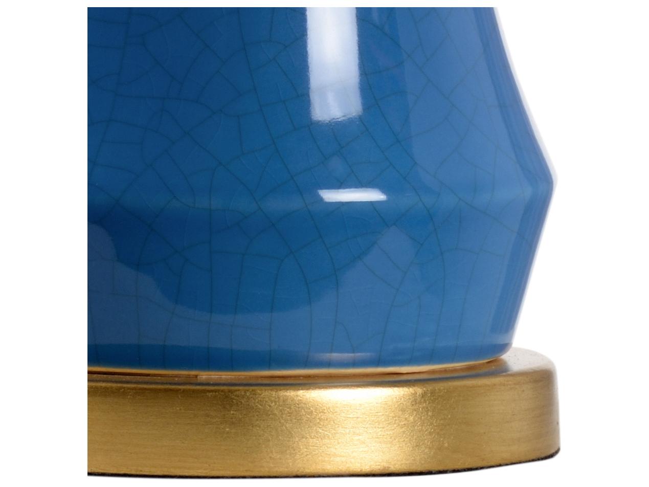 Chelsea House Jamie Merida Bel Air Blue Gold Table Lamp -