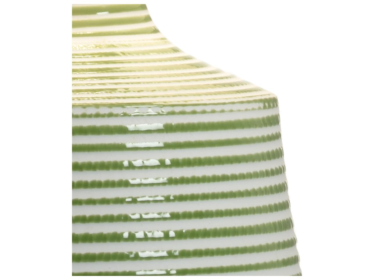 Chelsea House Beehive Green White Table Lamp -