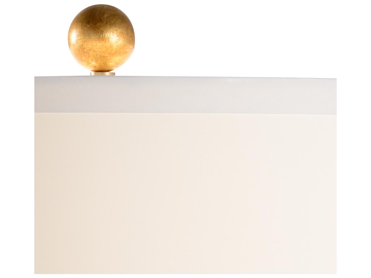 Chelsea House Gourd White Gold Table Lamp