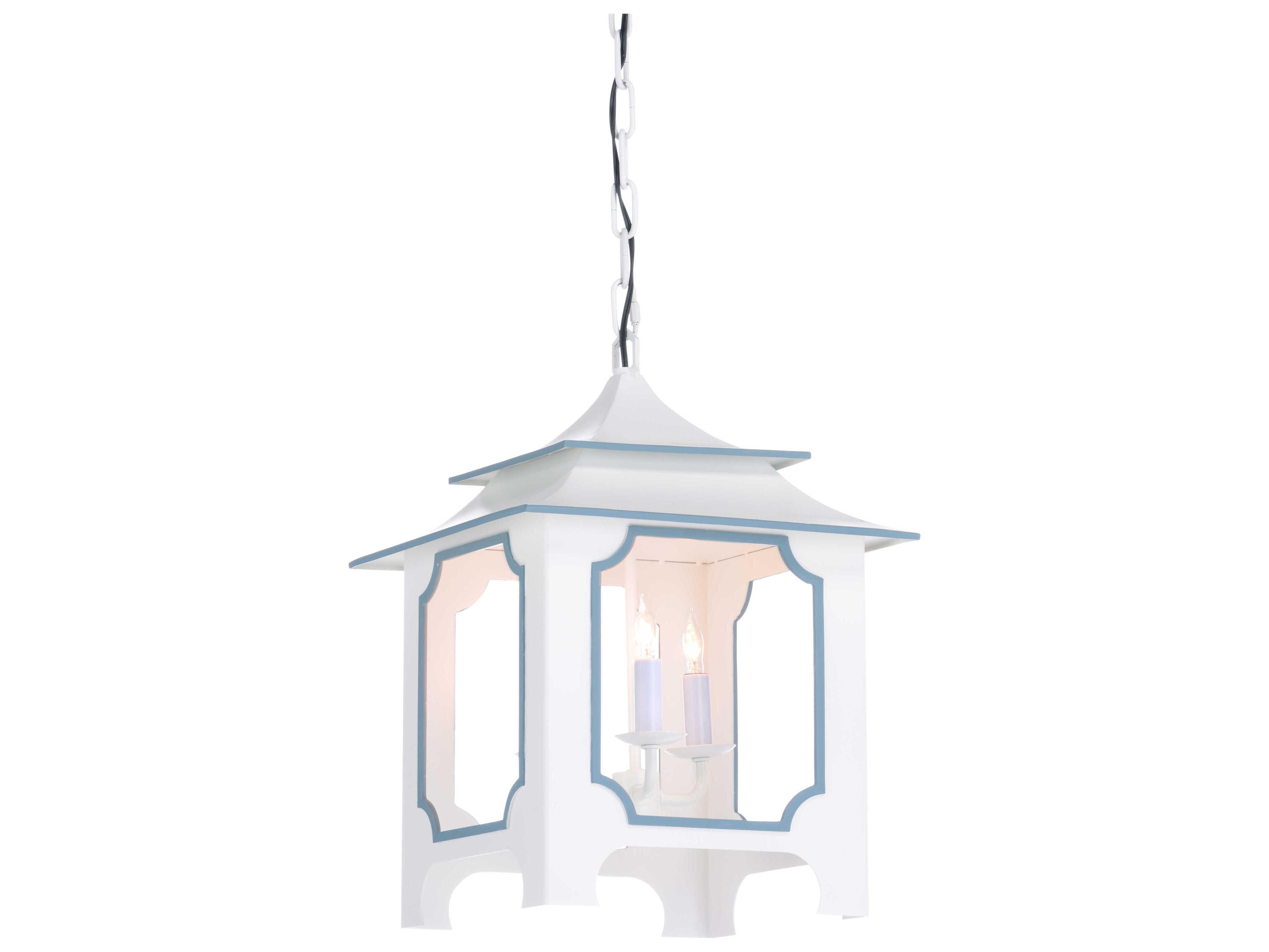 Chelsea House Claire Bell Tole Pagoda Lantern (Sm) - Gray