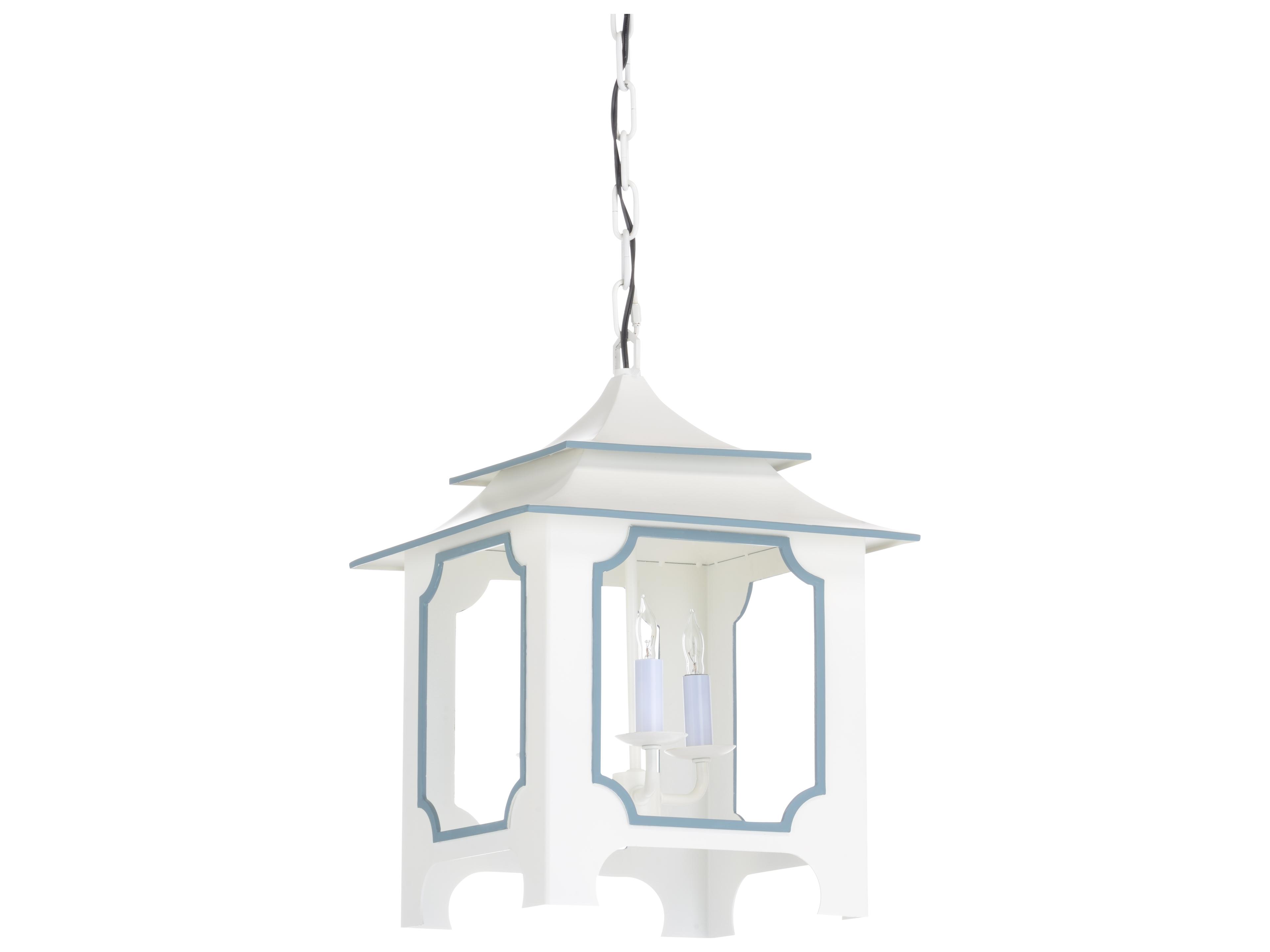 Chelsea House Claire Bell Tole Pagoda Lantern (Sm) - Gray