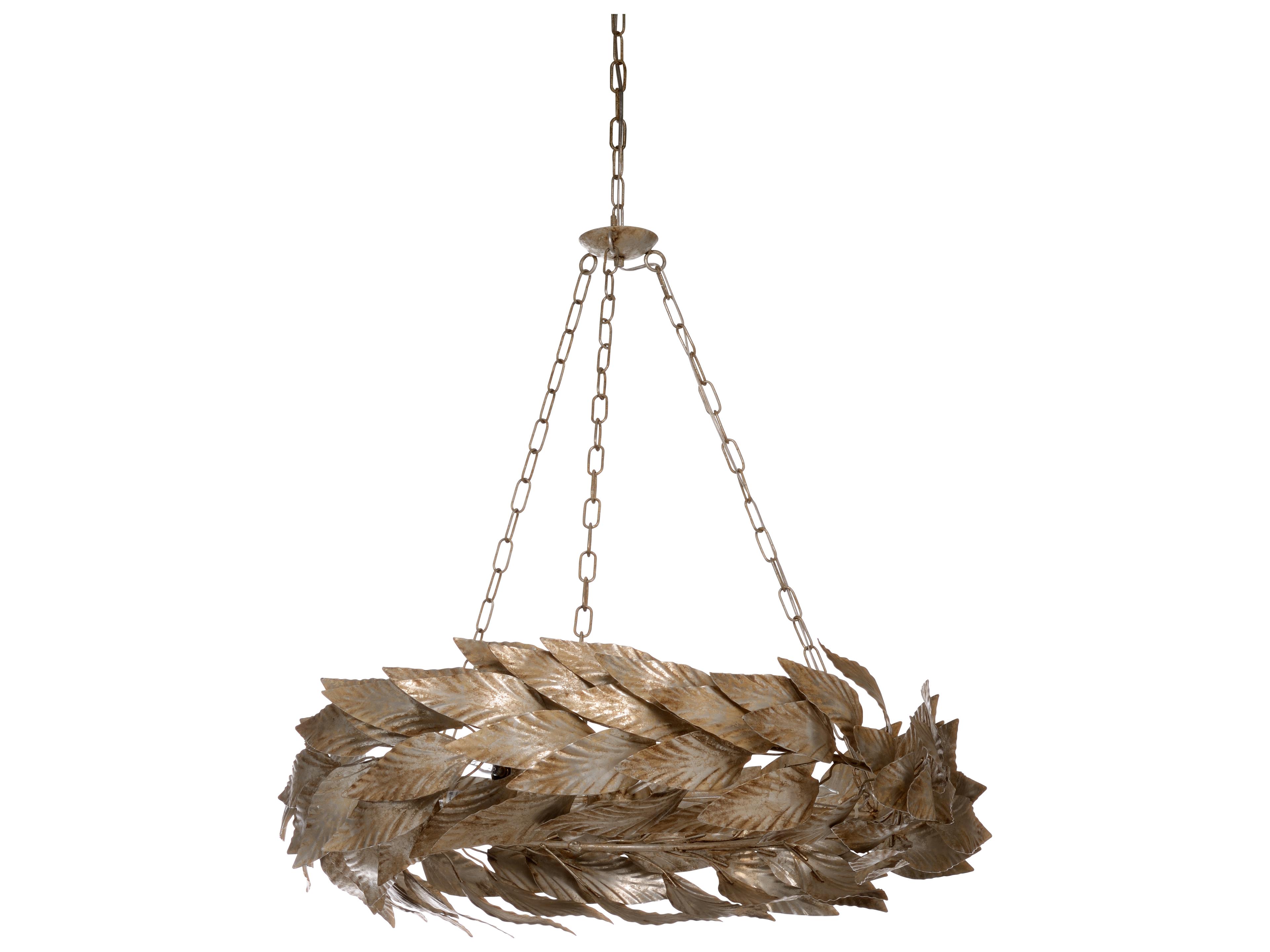 Chelsea House Silver Candelabra Round Tiered Chandelier