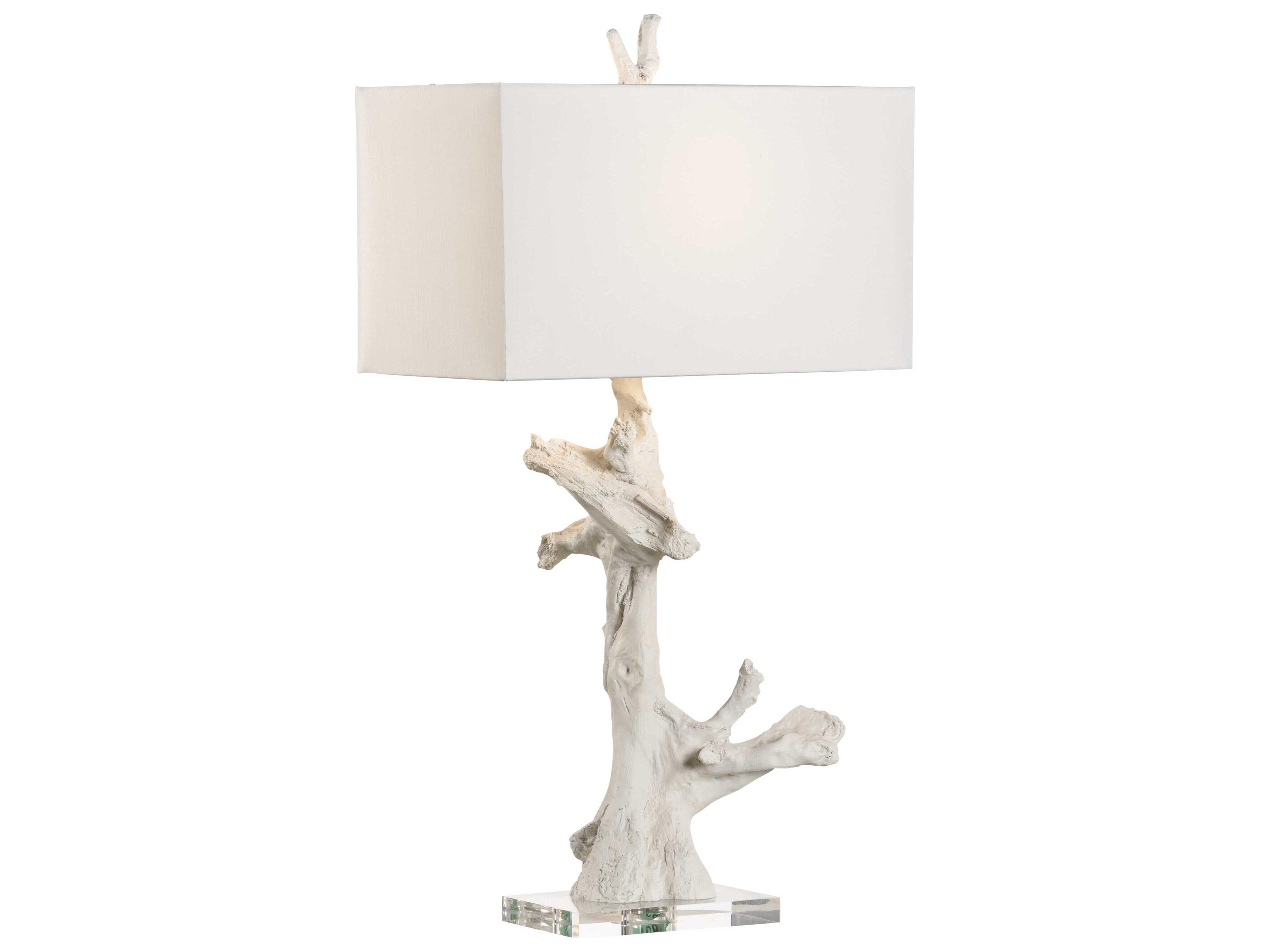 Chelsea House Claire Bell Branch Table Lamp - White