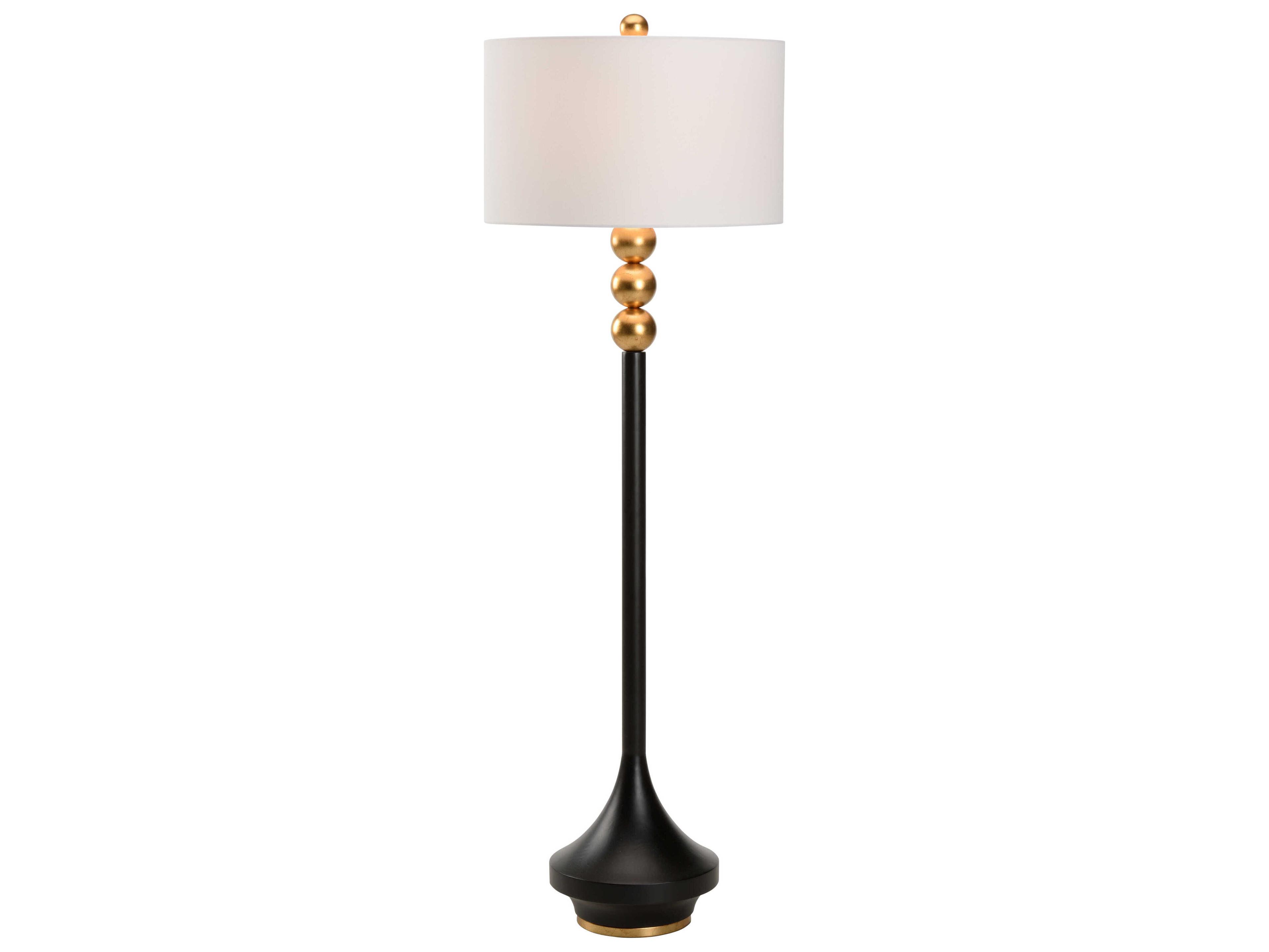 Chelsea House Bradshaw Orrell Hove Floor Lamp - Black