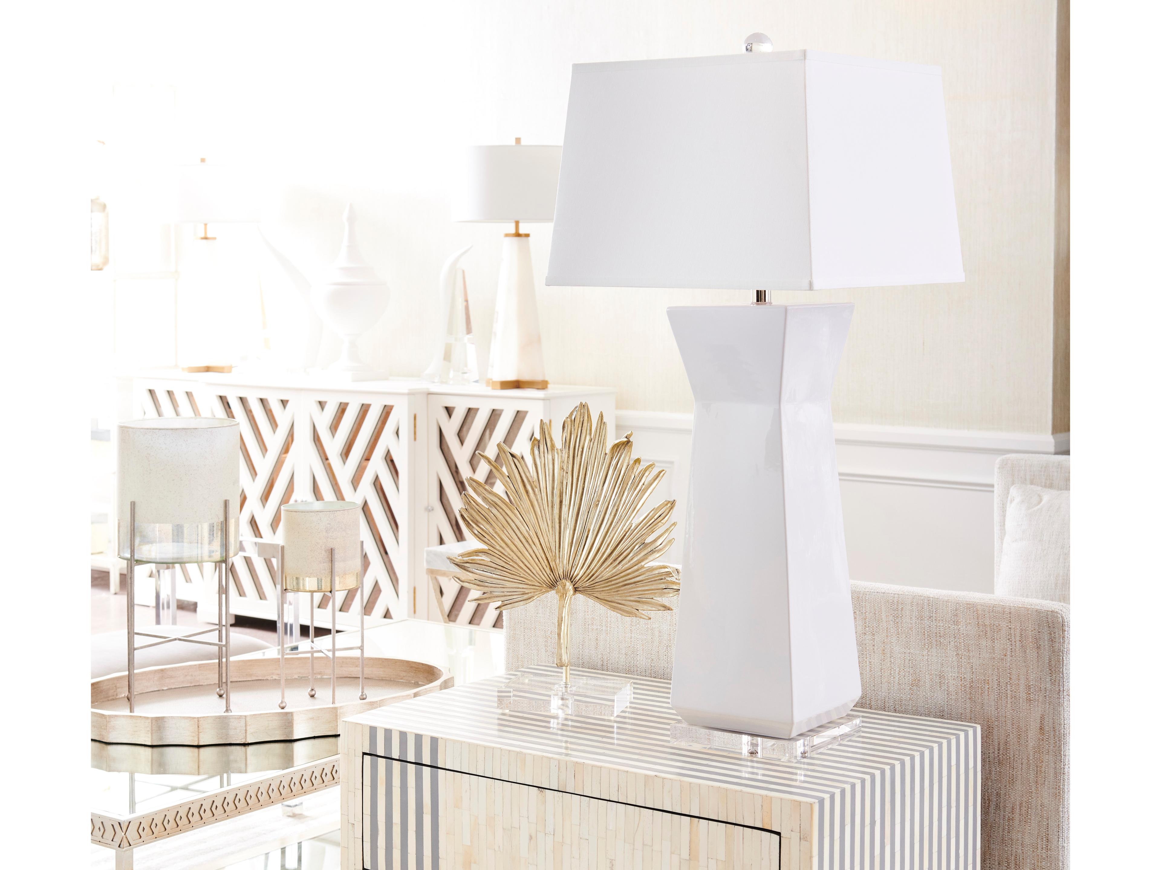 Chelsea House Jamie Merida Fontainebleau Table Lamp - White