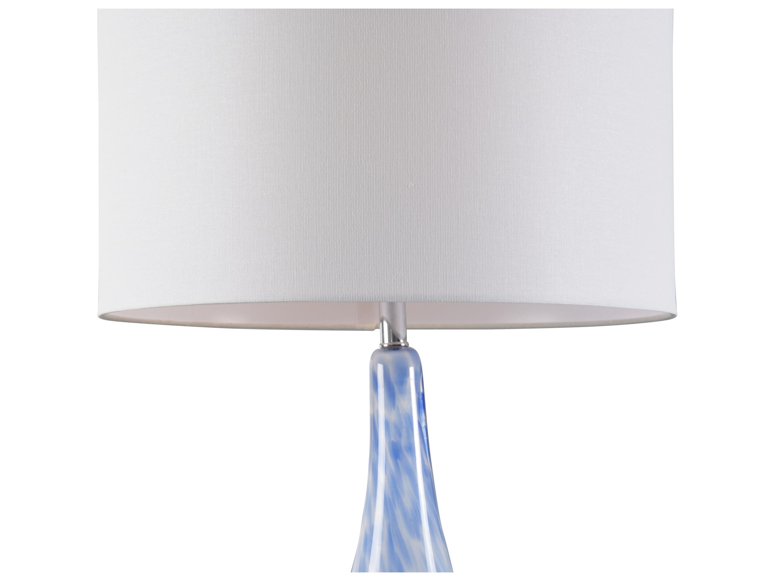 Chelsea House Town Square Blue White Cream Buffet Lamp