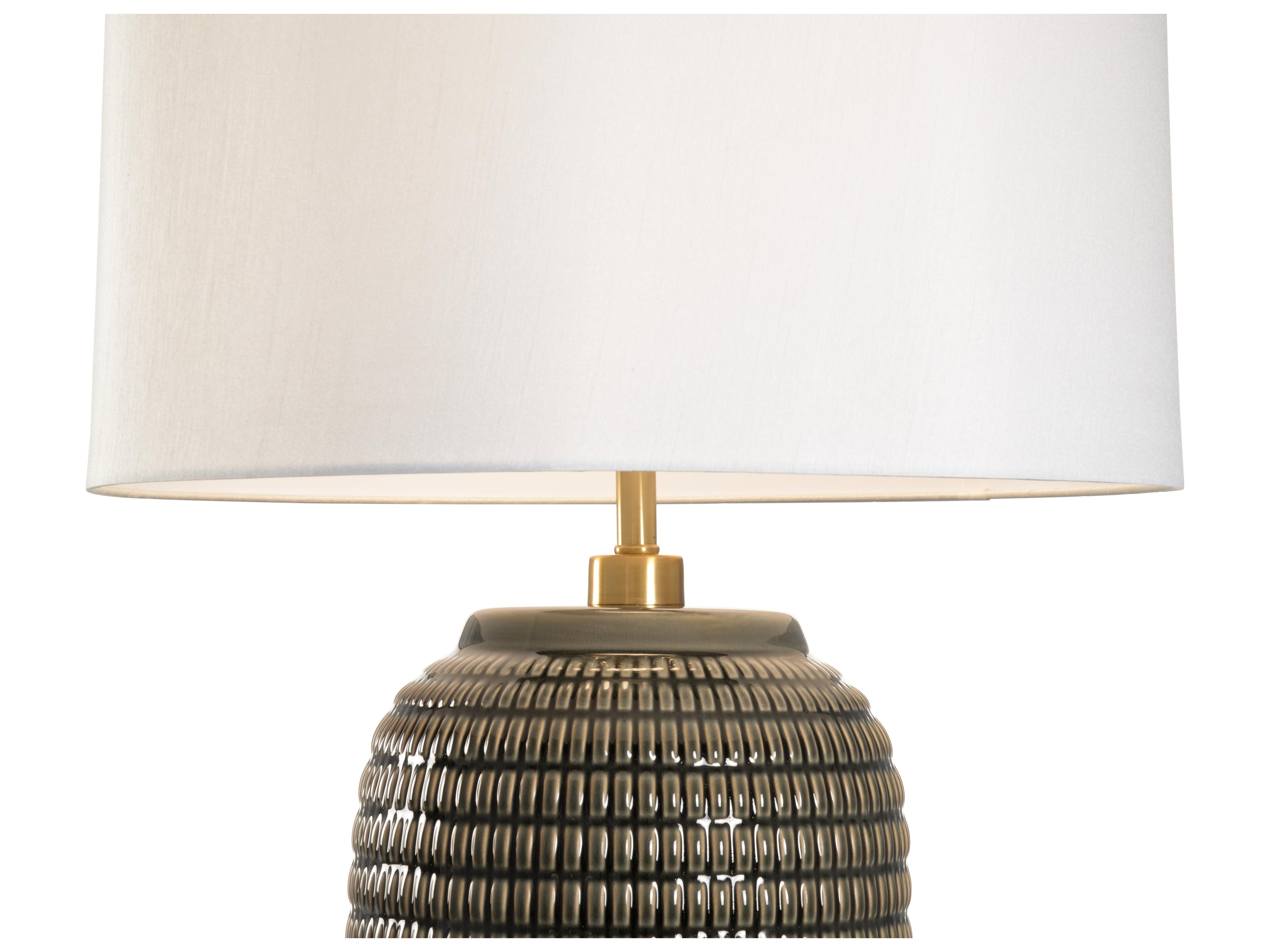 Chelsea House Town Square Blue White Cream Brown Buffet Lamp