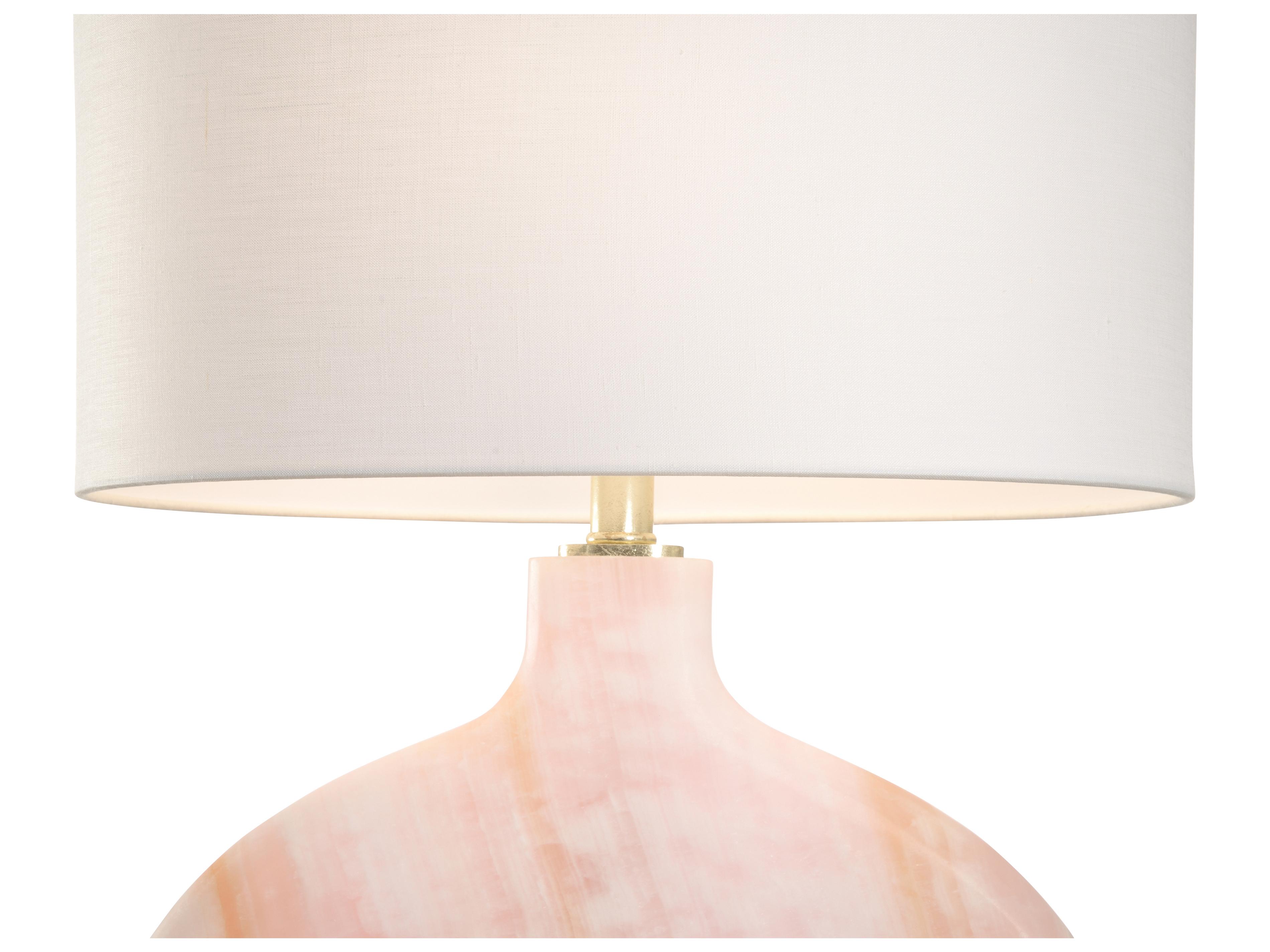 Chelsea House Shayla Copas Pink White Cream Buffet Lamp