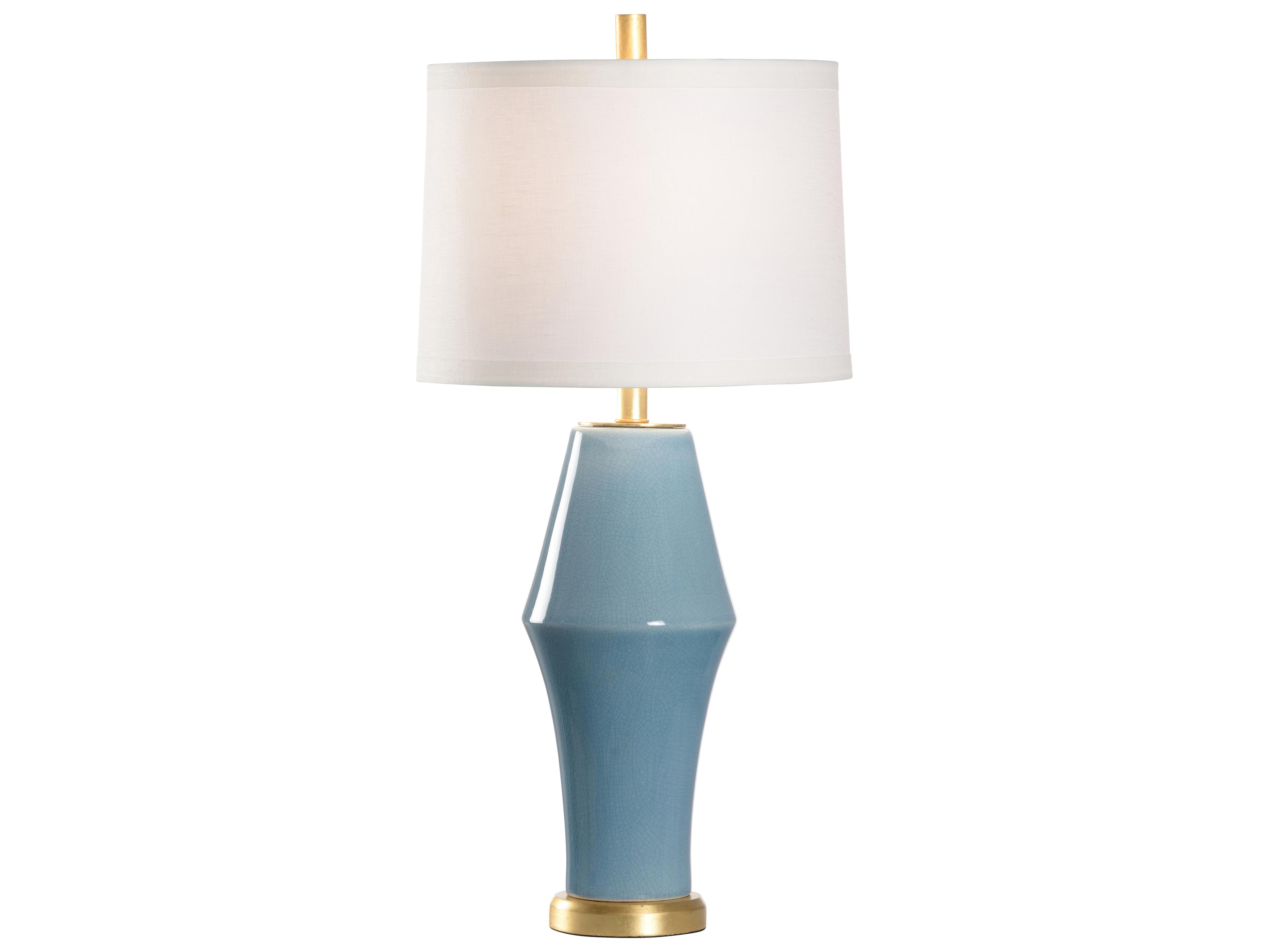 Chelsea House Jamie Merida Blue Gold Buffet Lamp