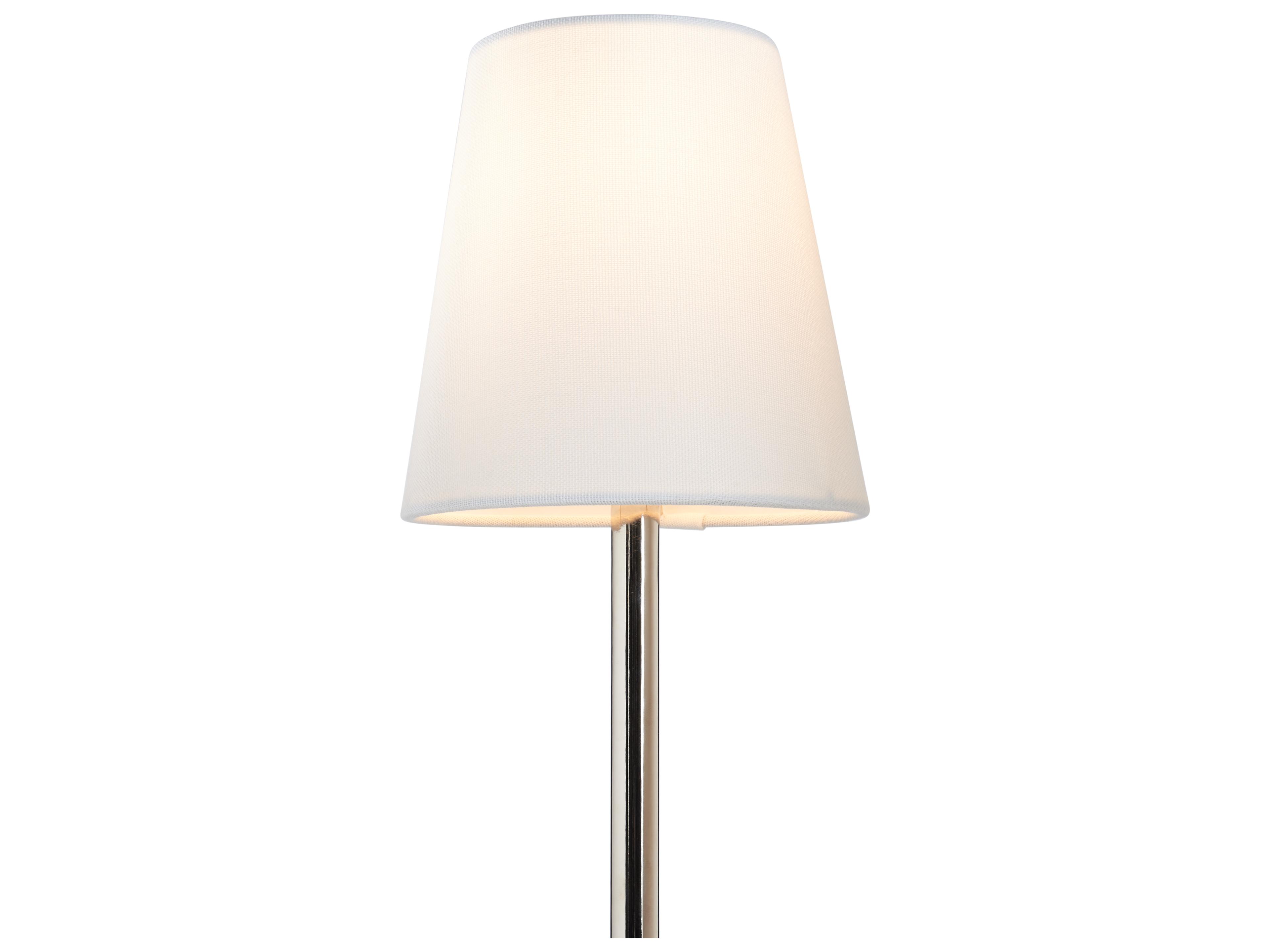 Chelsea House Jamie Merida Polished Nickel Table Lamp