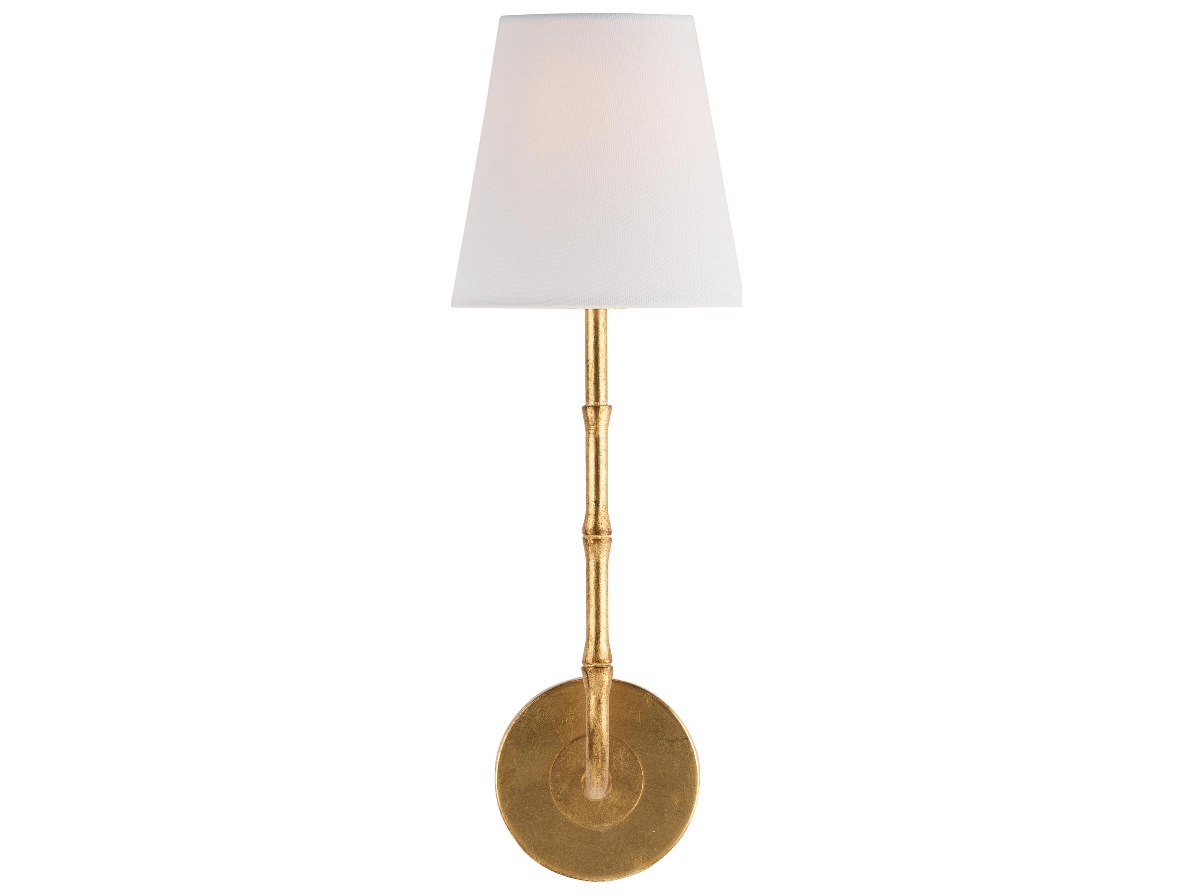 Chelsea House Jamie Merida 1-Light Gold Brass Traditional Wall Sconce