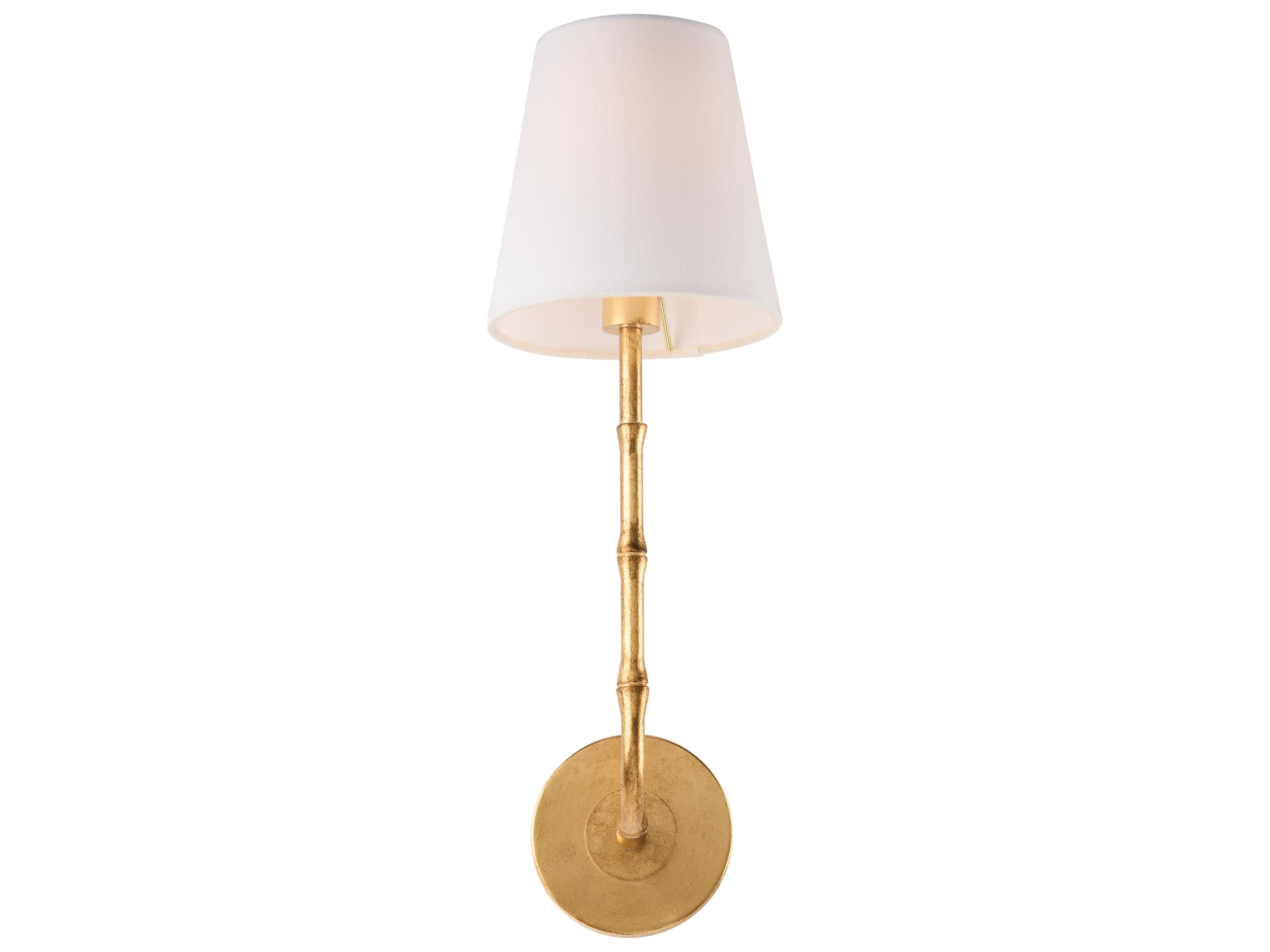 Chelsea House Jamie Merida 1-Light Gold Brass Traditional Wall Sconce