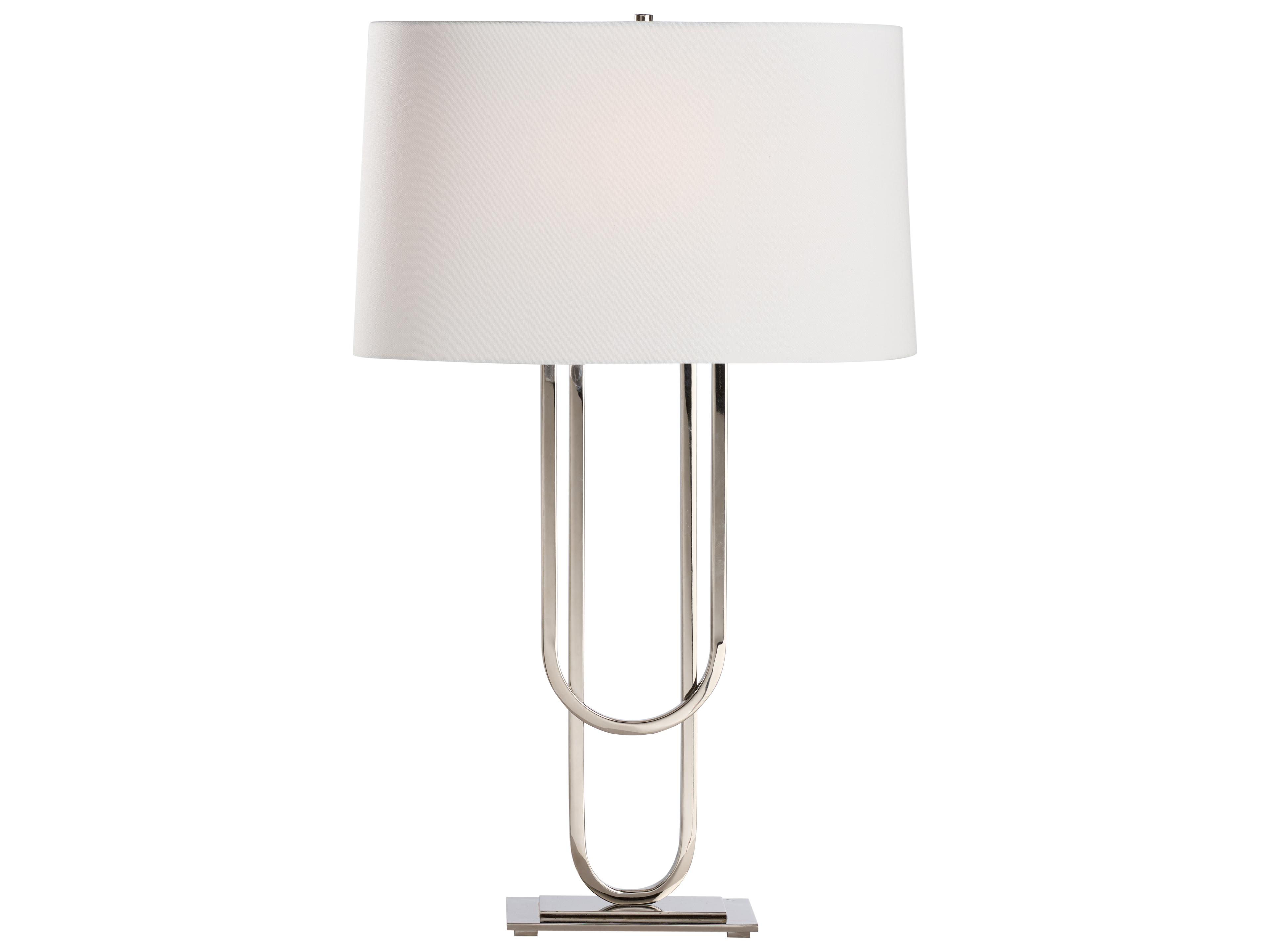 Chelsea House Jamie Merida Polished Nickel Table Lamp