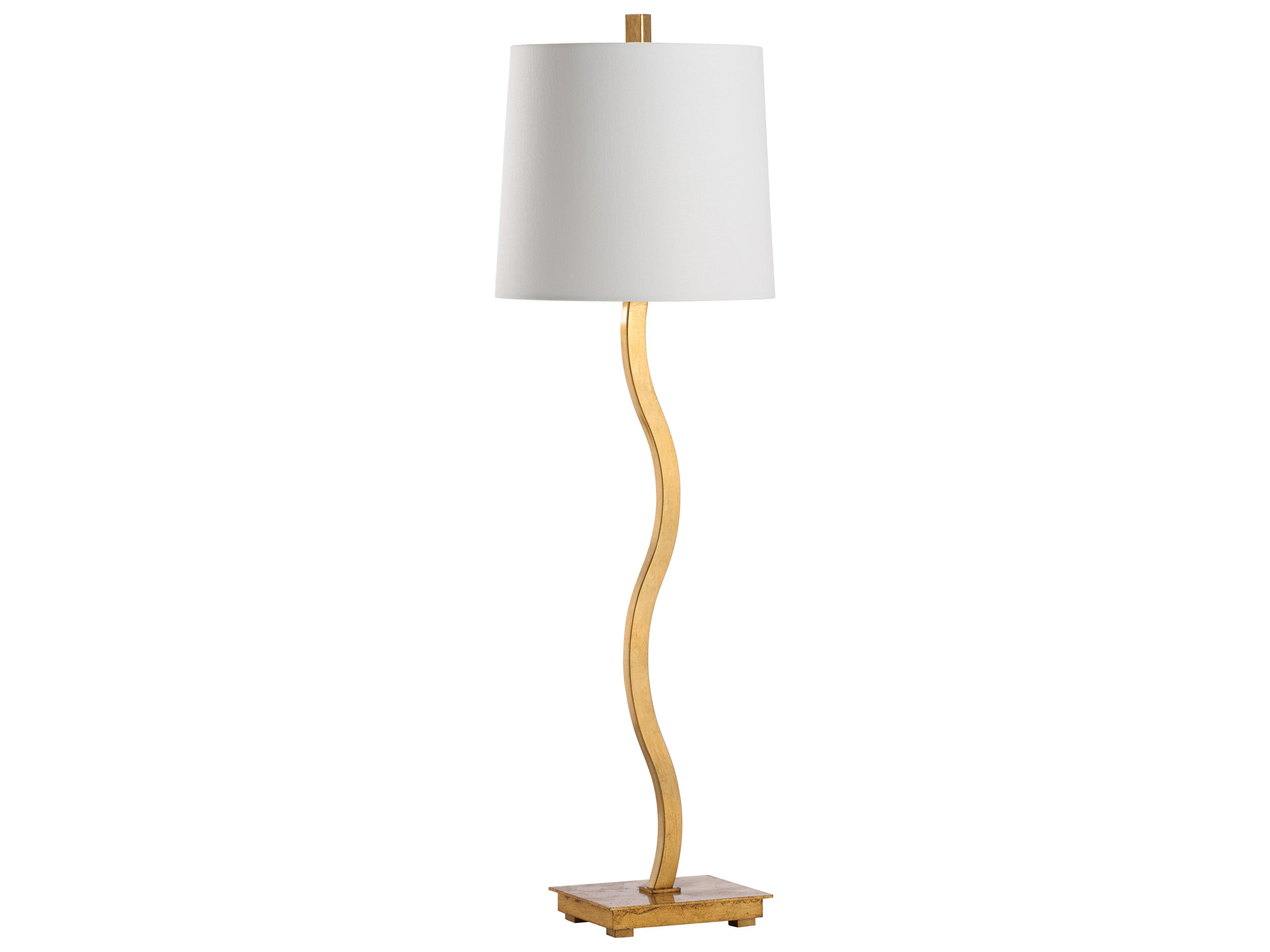 Chelsea House Jamie Merida Gold Leaf Brass Table Lamp