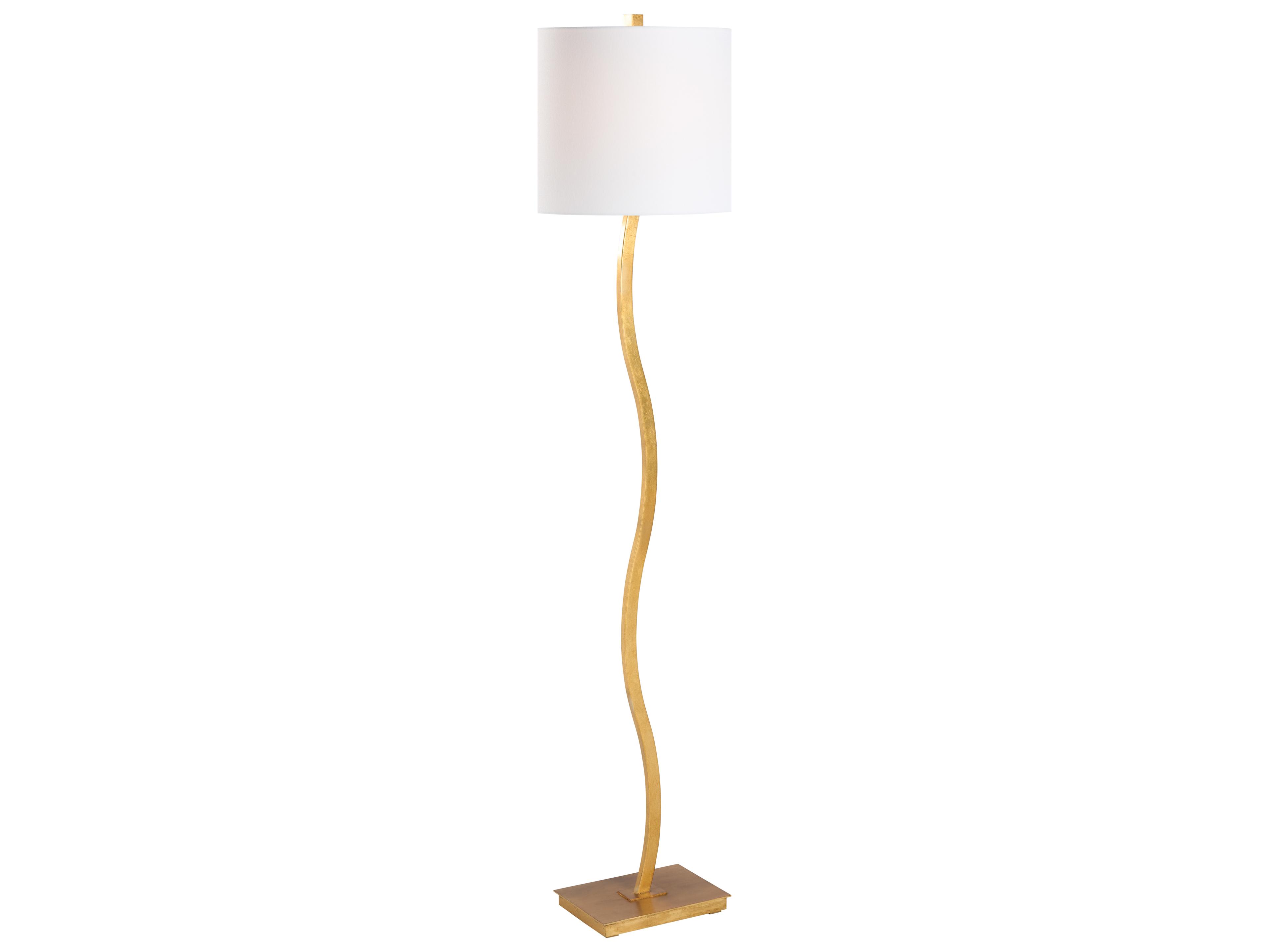 Chelsea House Jamie Merida Gilt Brass Floor Lamp