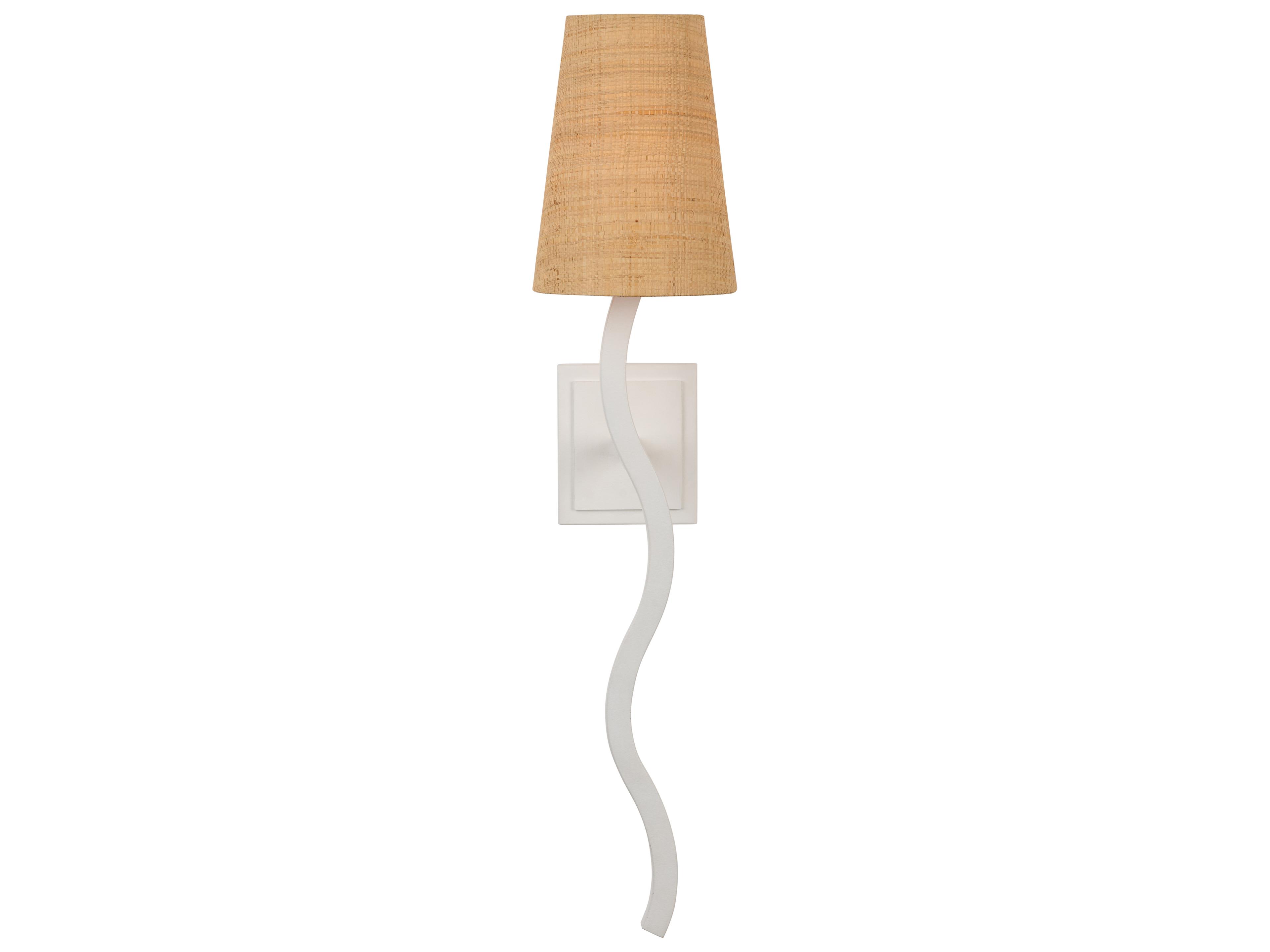 Chelsea House Jamie Merida 1-Light White Cream Wall Sconce