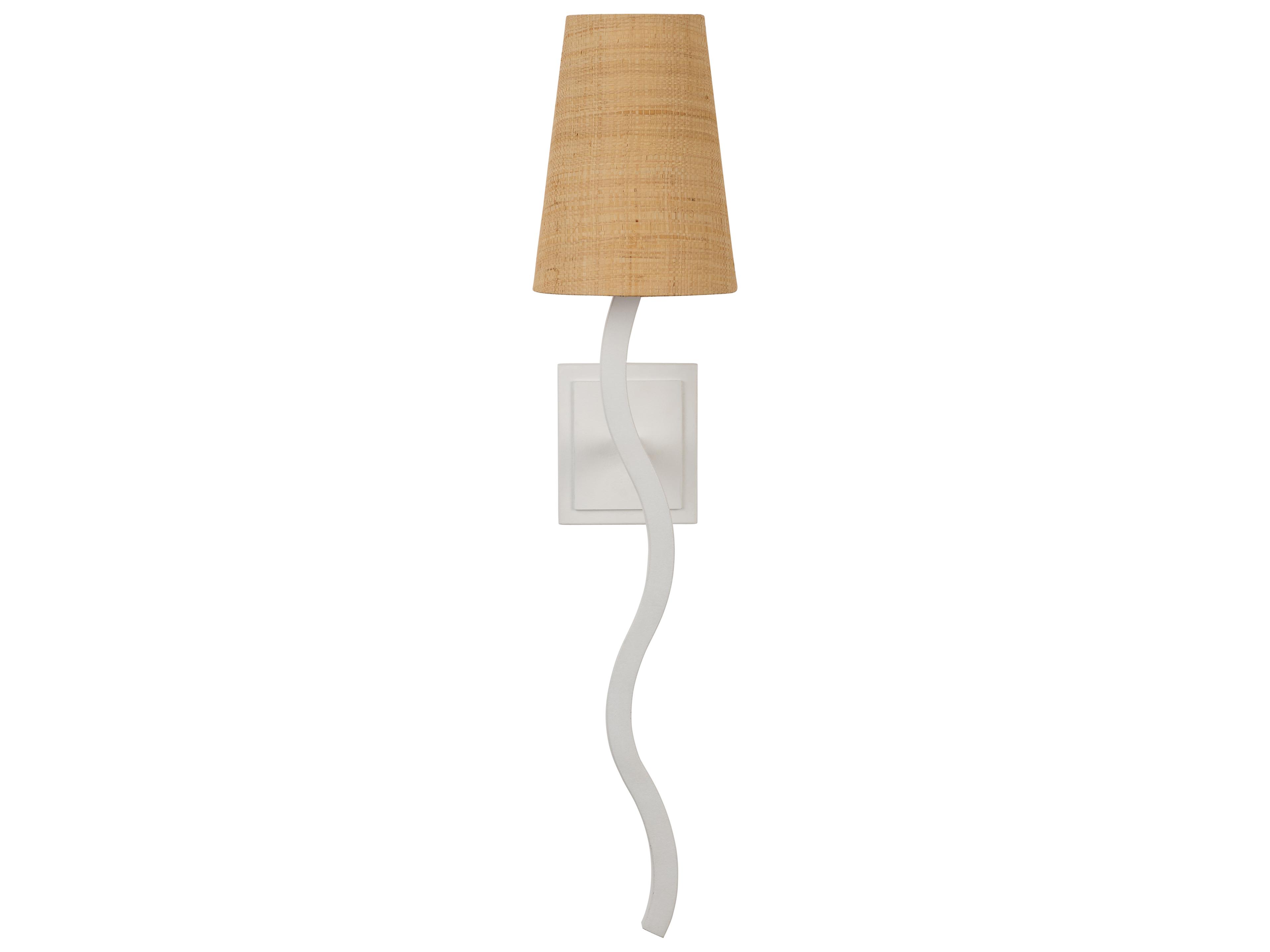 Chelsea House Jamie Merida 1-Light White Cream Wall Sconce