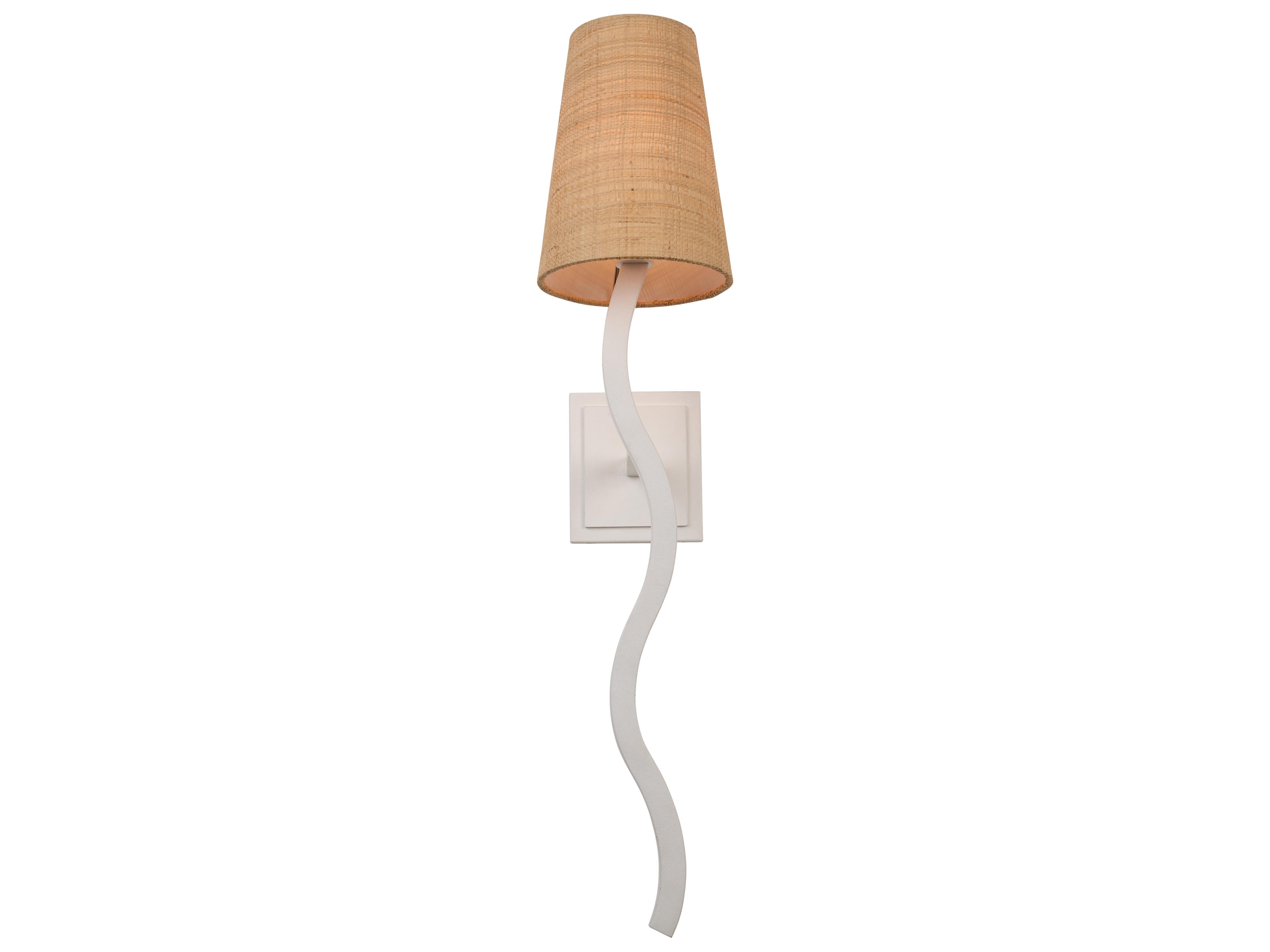 Chelsea House Jamie Merida 1-Light White Cream Wall Sconce