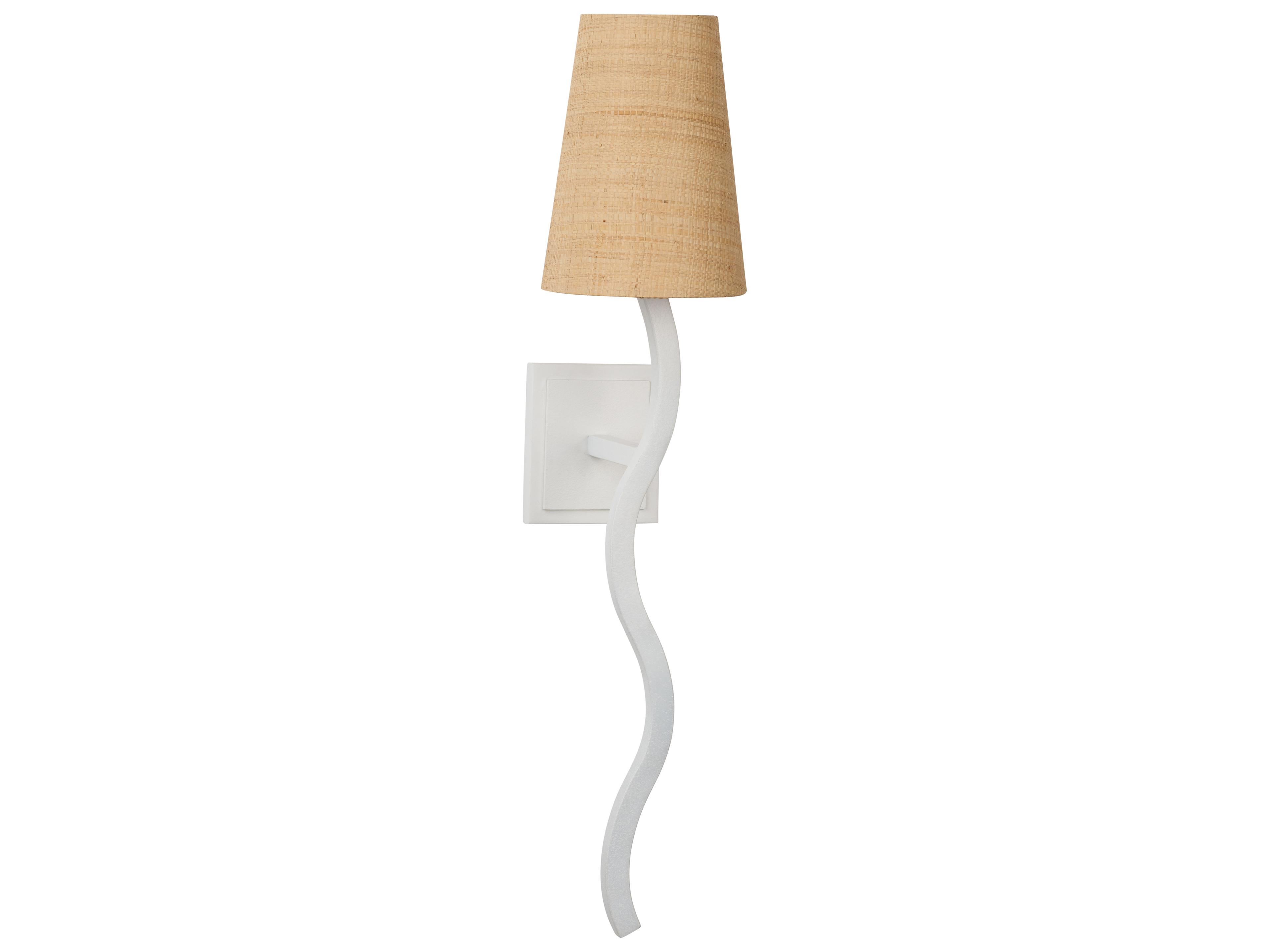 Chelsea House Jamie Merida 1-Light White Cream Wall Sconce