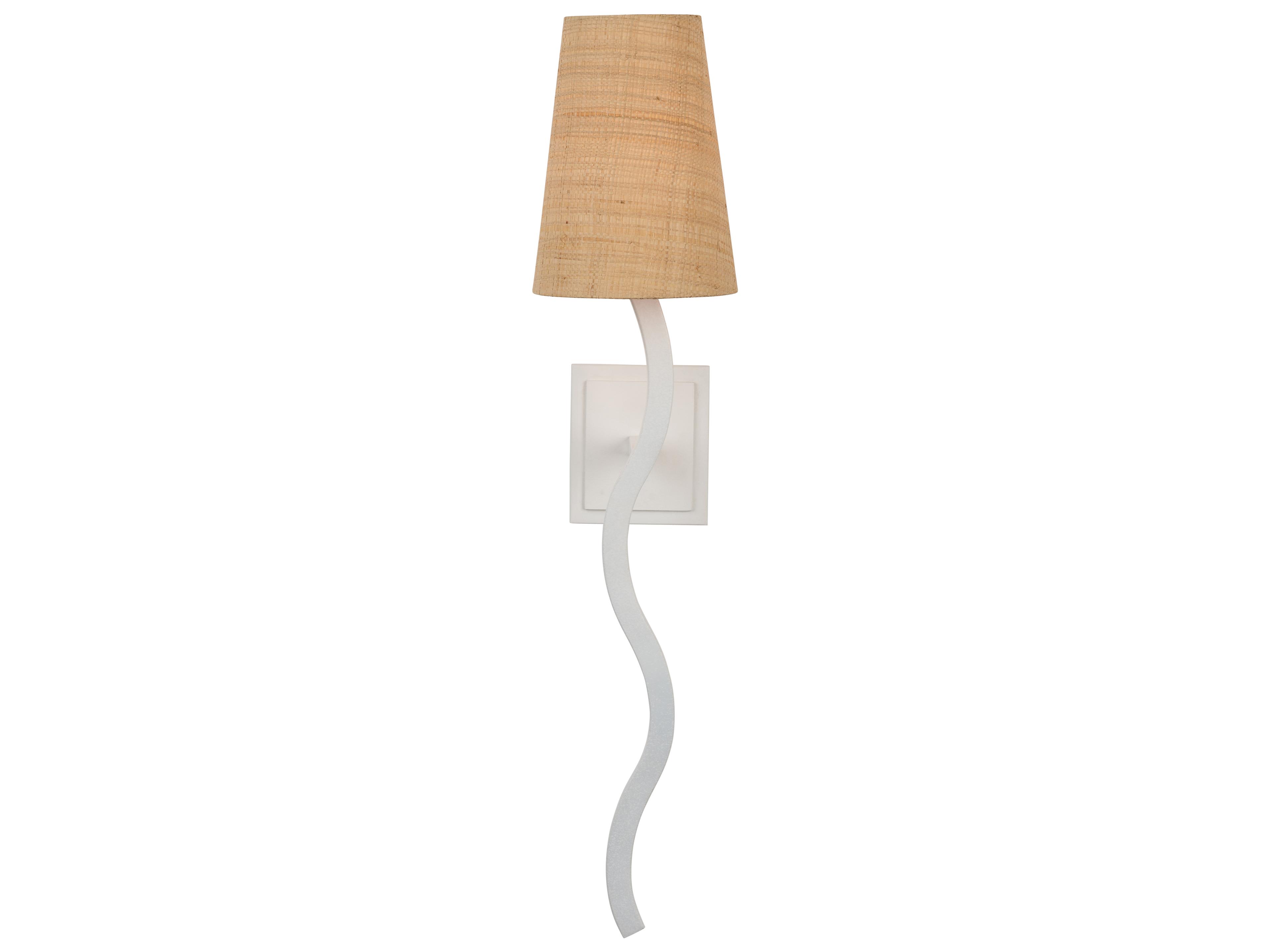Chelsea House Jamie Merida 1-Light White Cream Wall Sconce