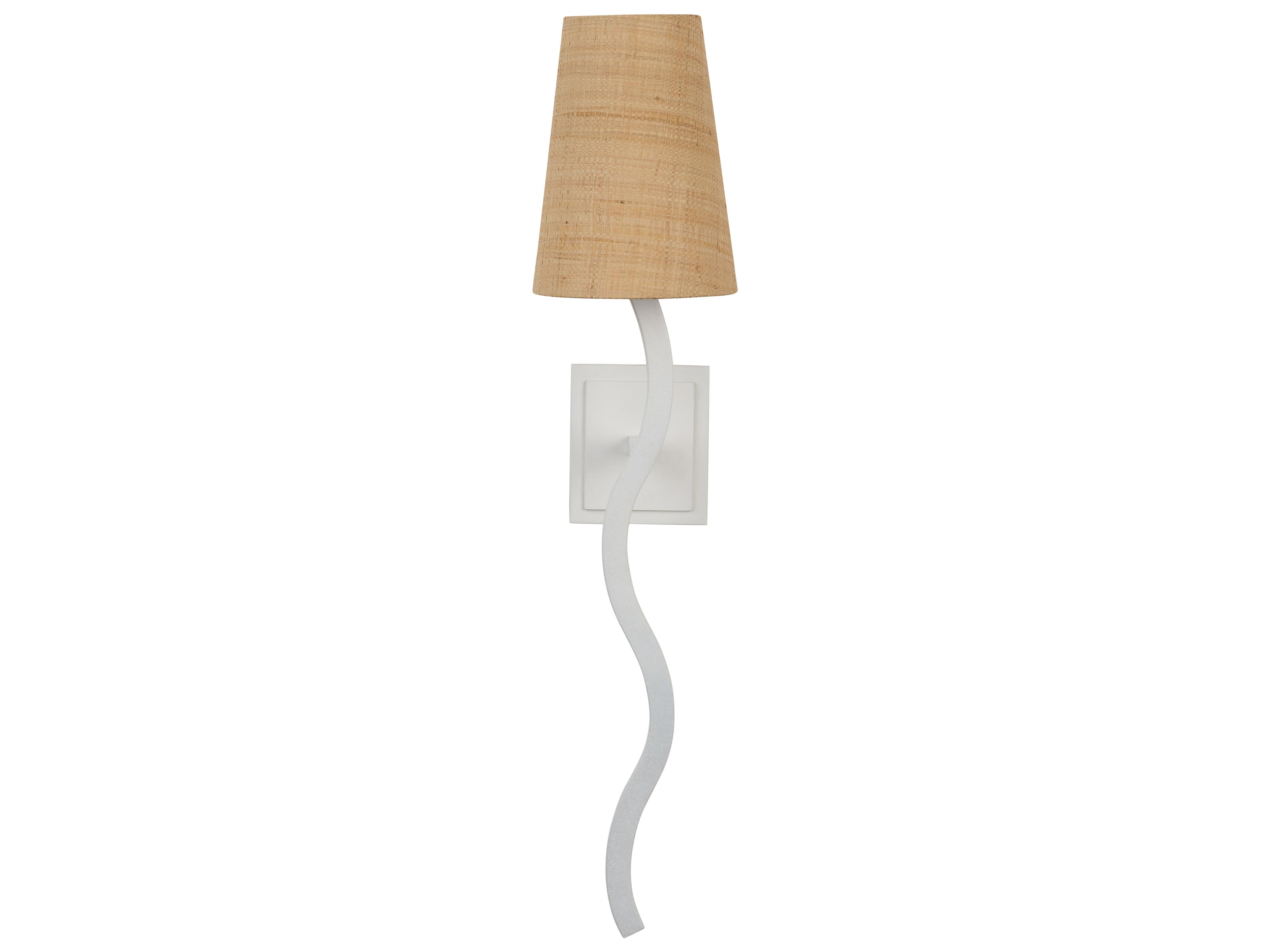 Chelsea House Jamie Merida 1-Light White Cream Wall Sconce