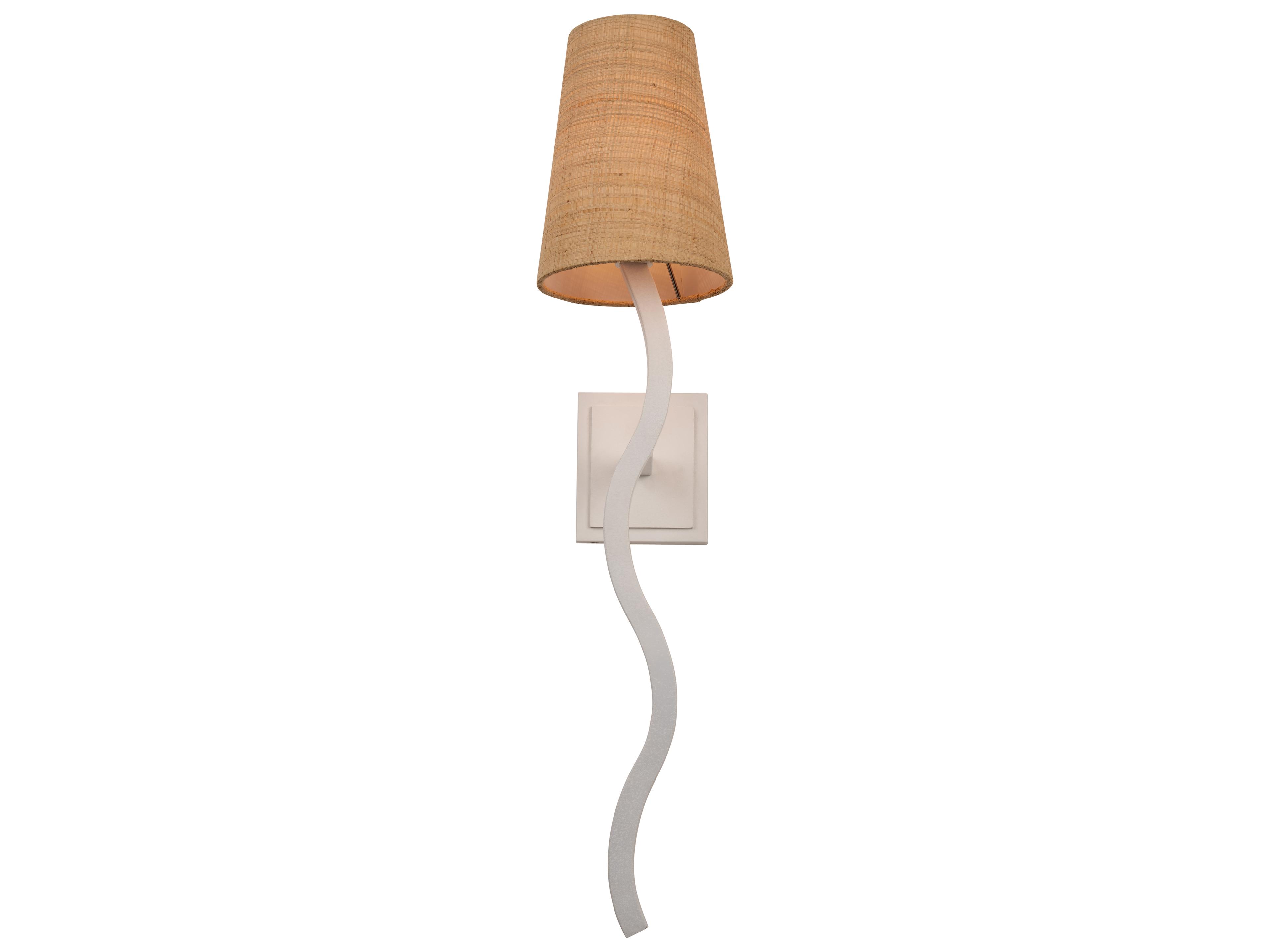 Chelsea House Jamie Merida 1-Light White Cream Wall Sconce