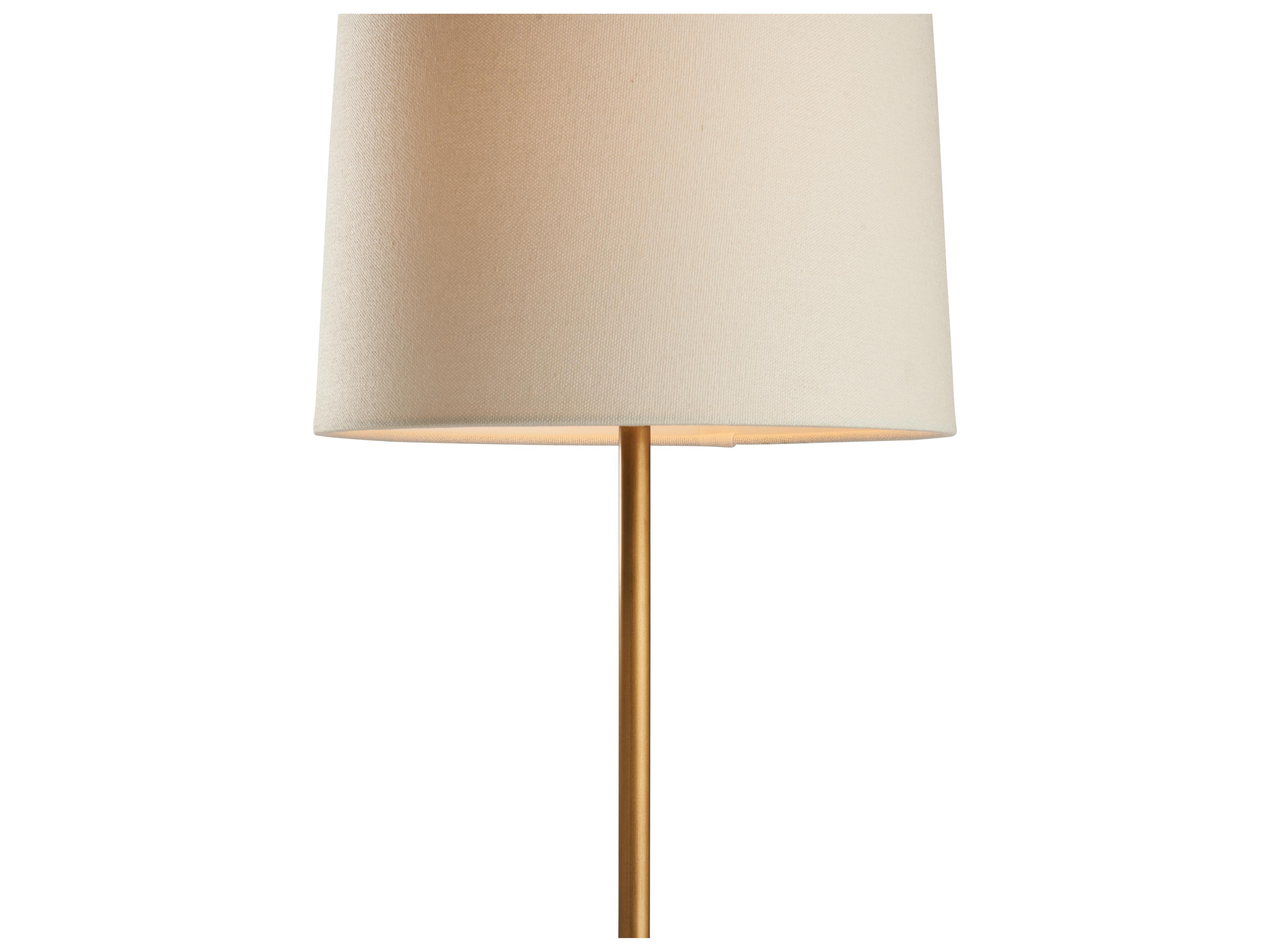 Chelsea House Jamie Merida Natural White Aged Brass Table Lamp