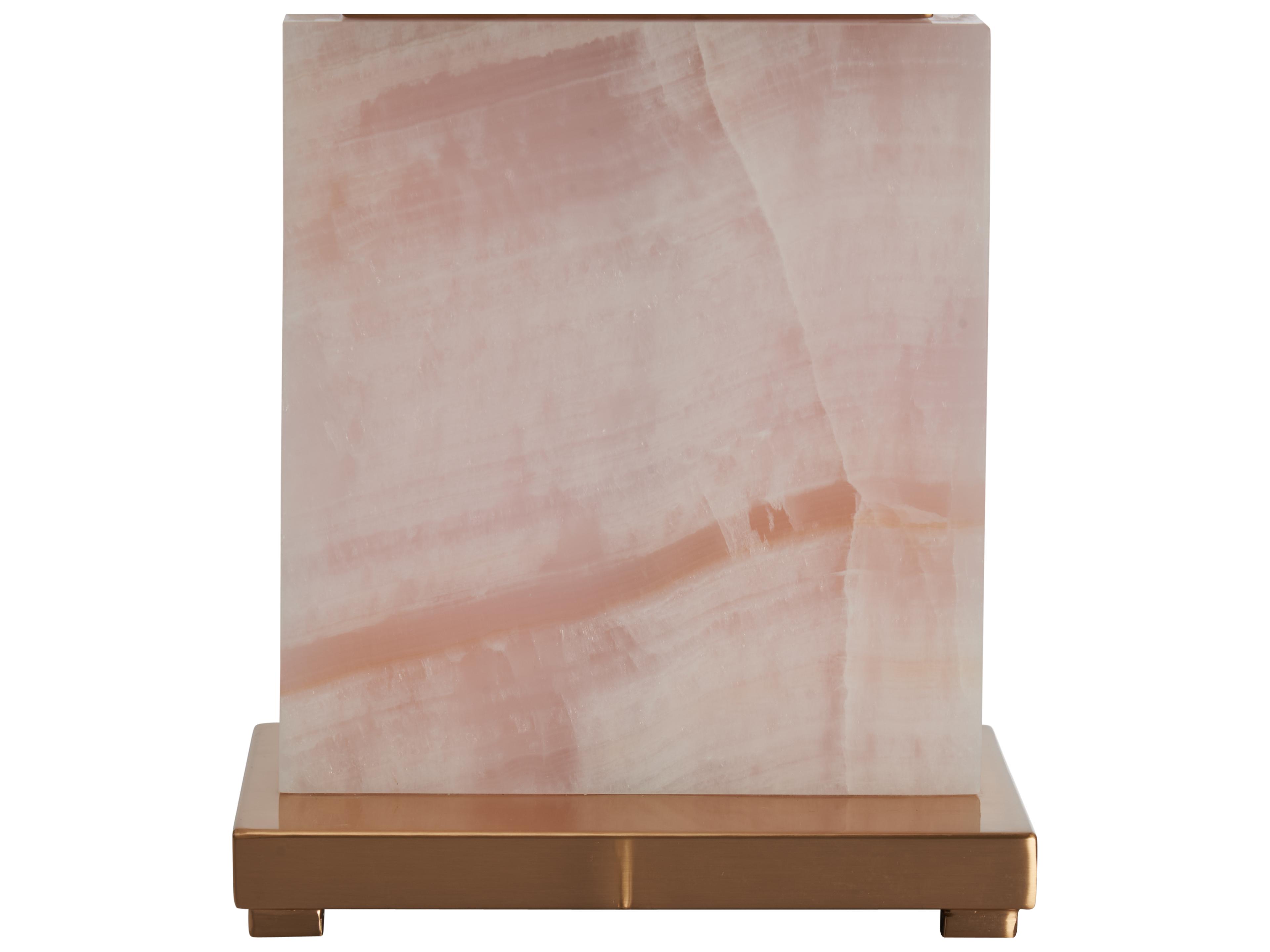 Chelsea House Shayla Copas Natural Pink Antique Brass Table Lamp