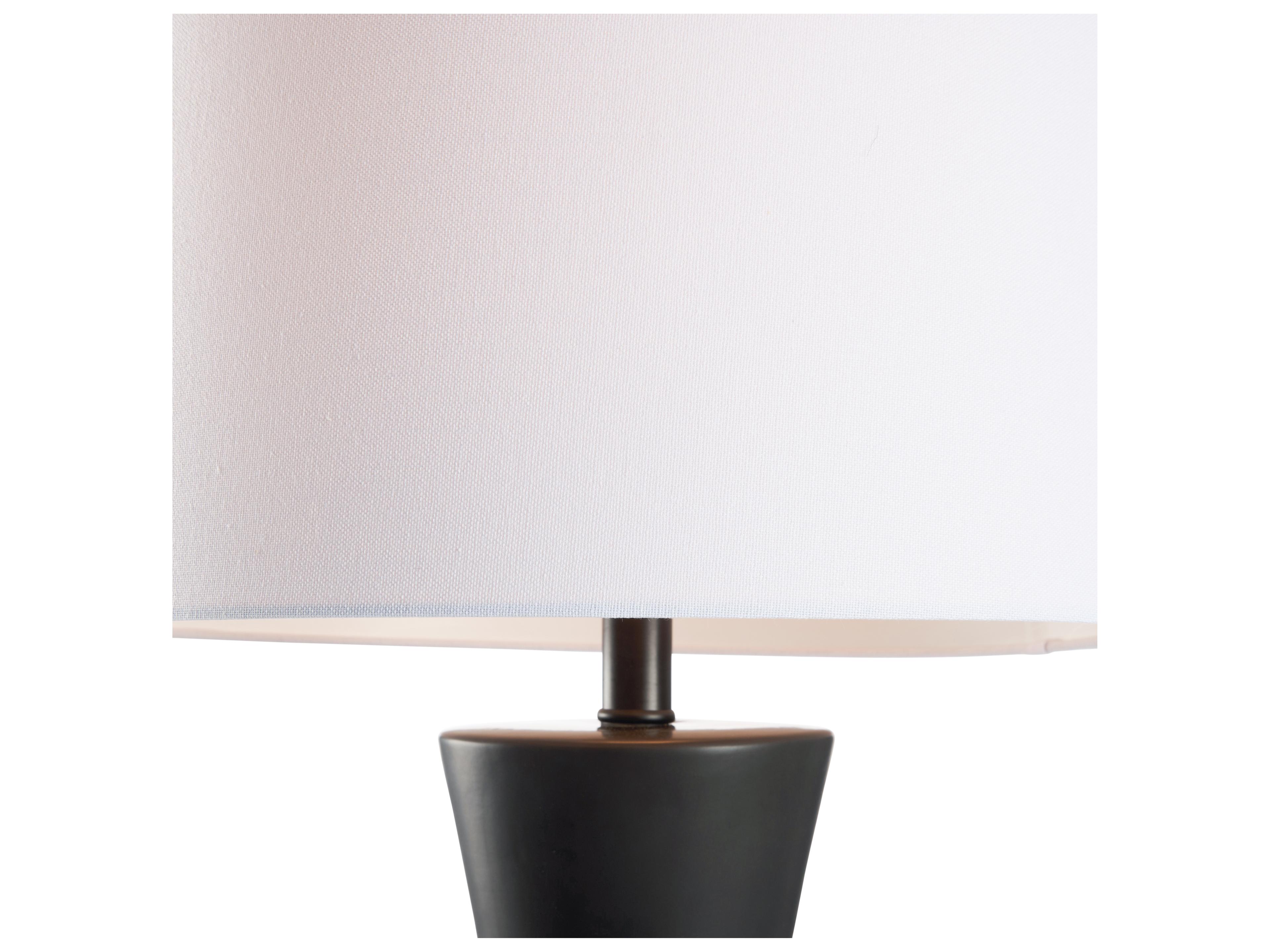 Chelsea House Town Square Black Glaze Table Lamp