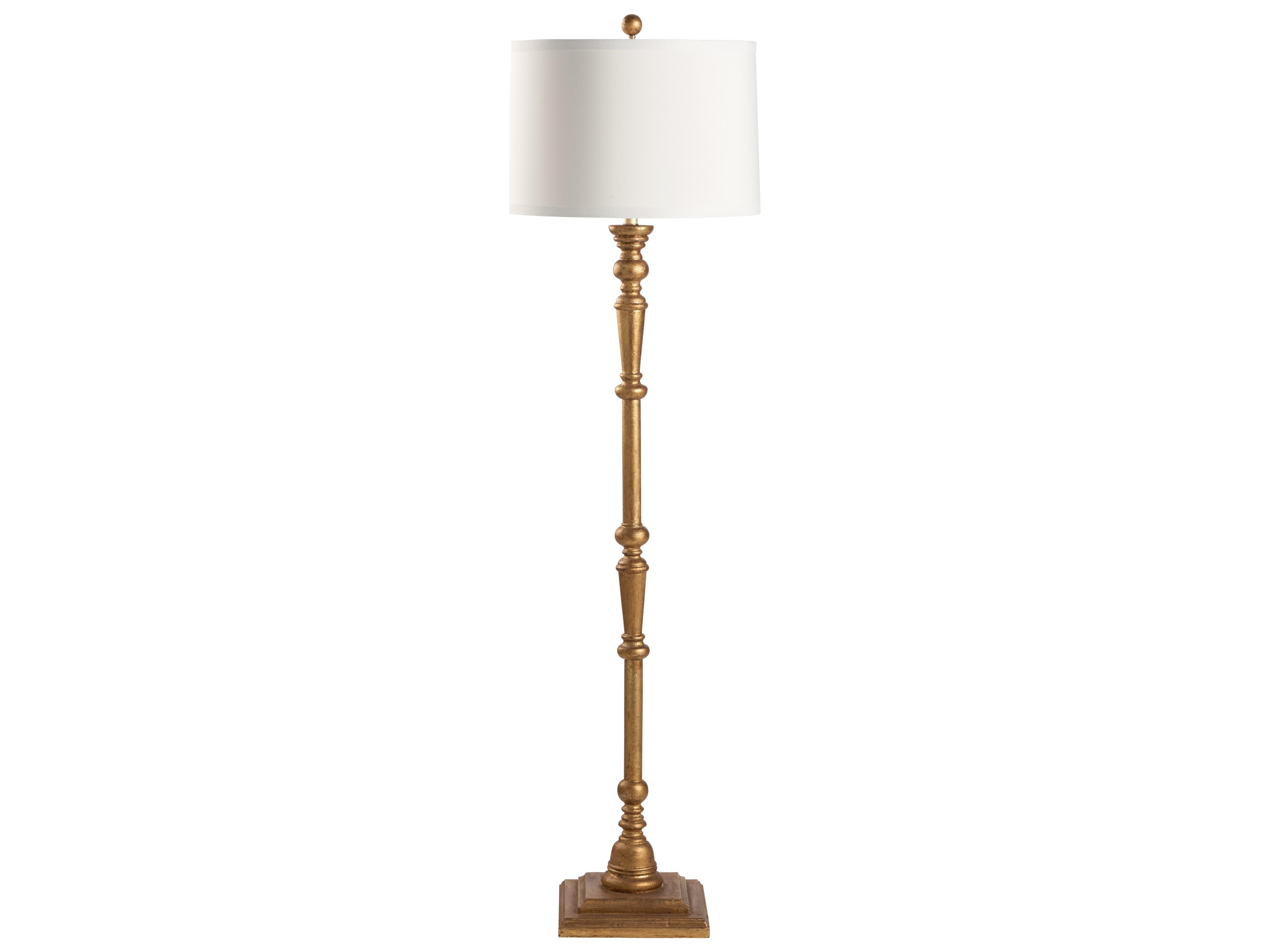 Chelsea House Town Square Aged Gold Floor Lamp