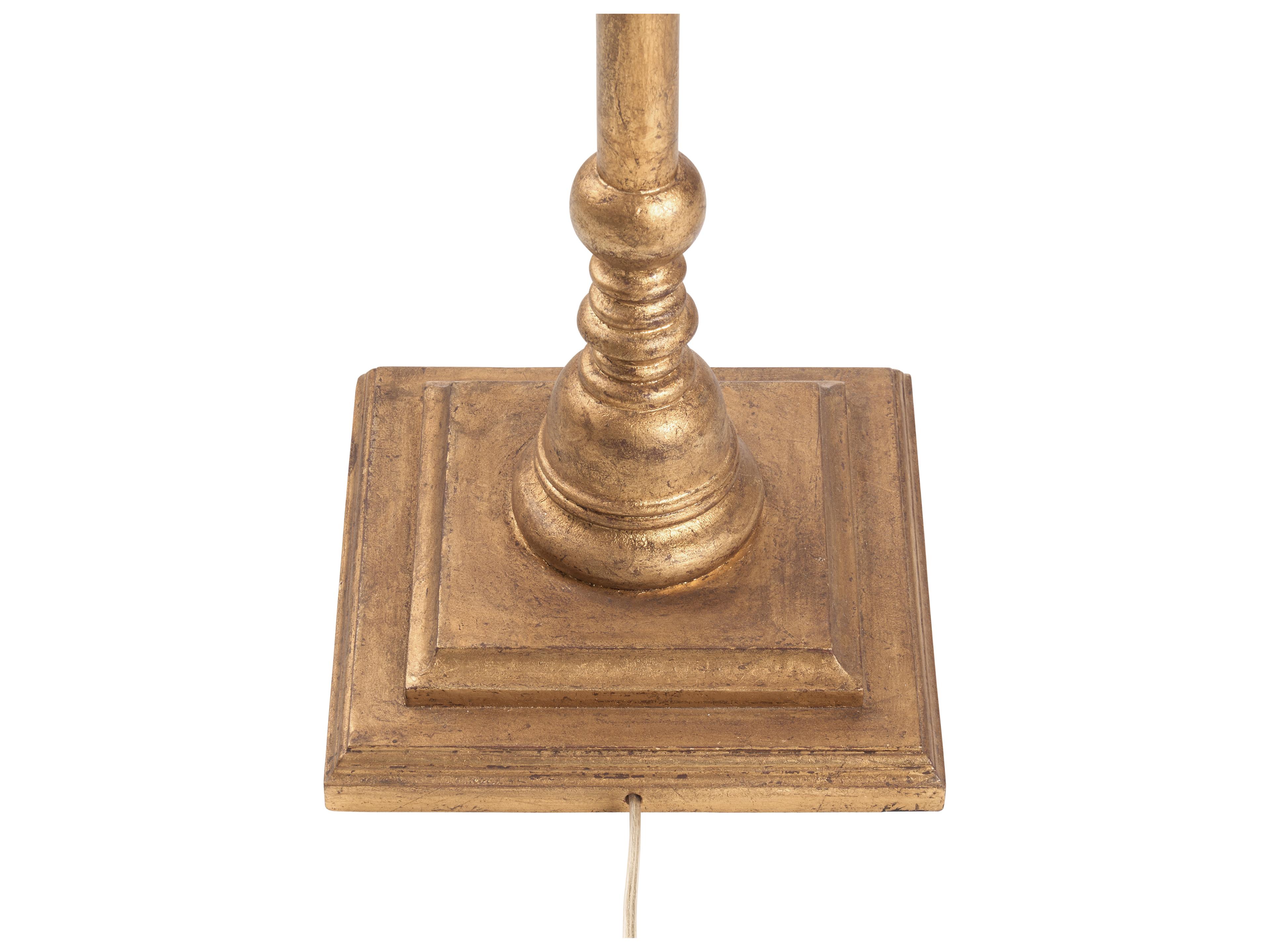 Chelsea House Town Square Aged Gold Floor Lamp