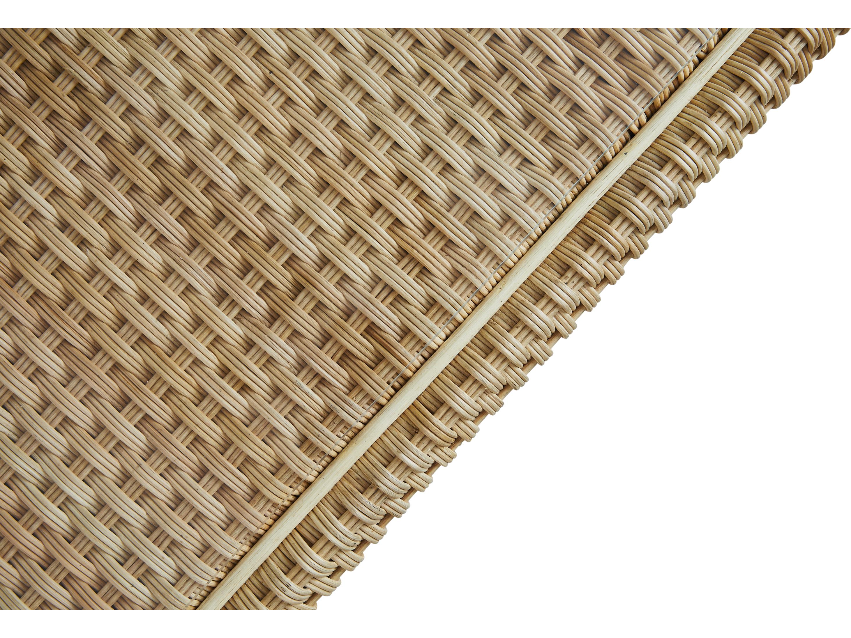 Chelsea House Amanda Lindroth Rectangular Glass Natural Console Table