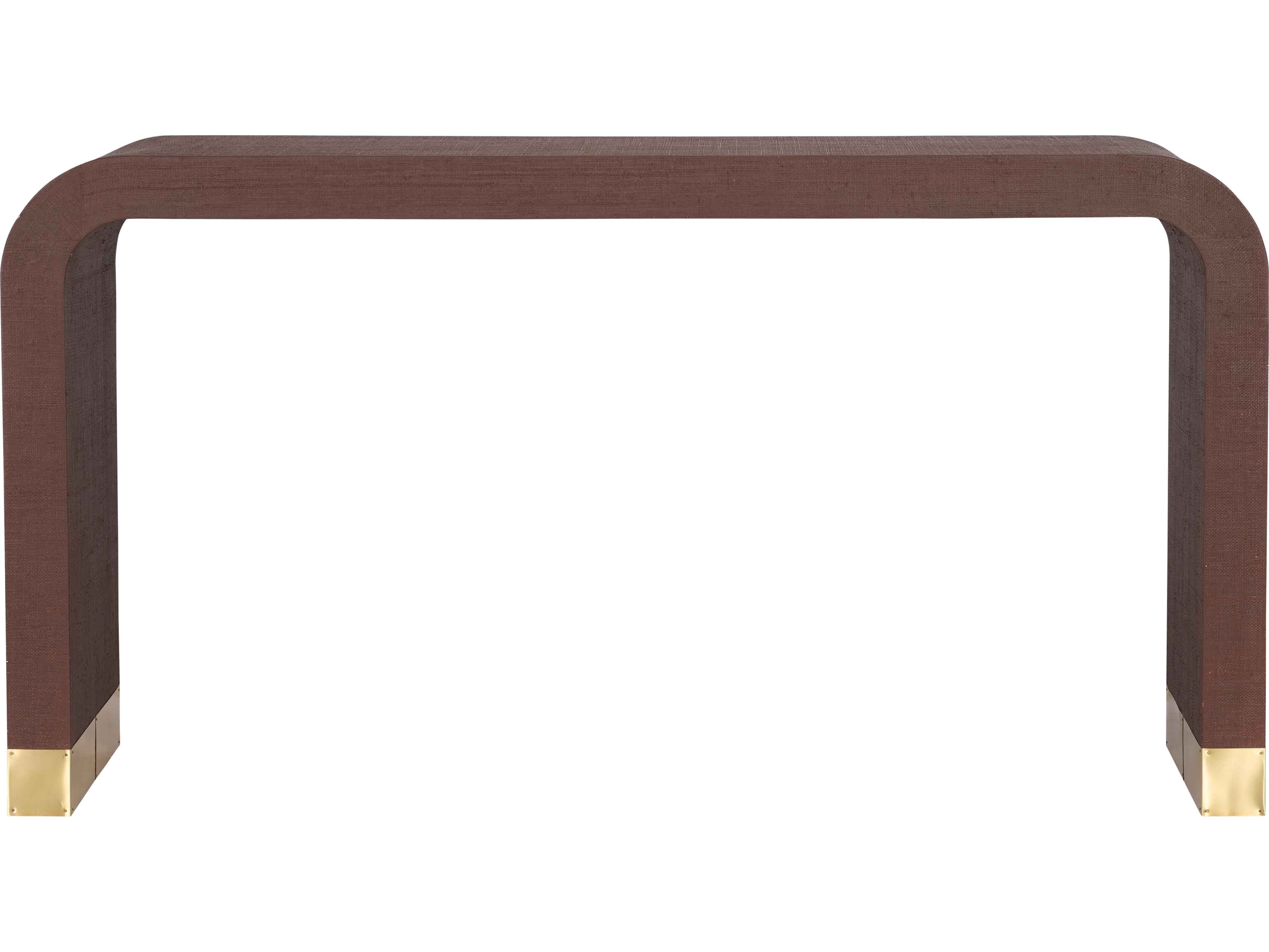 Chelsea House Jamie Merida Rectangular Wood Brown Console Table