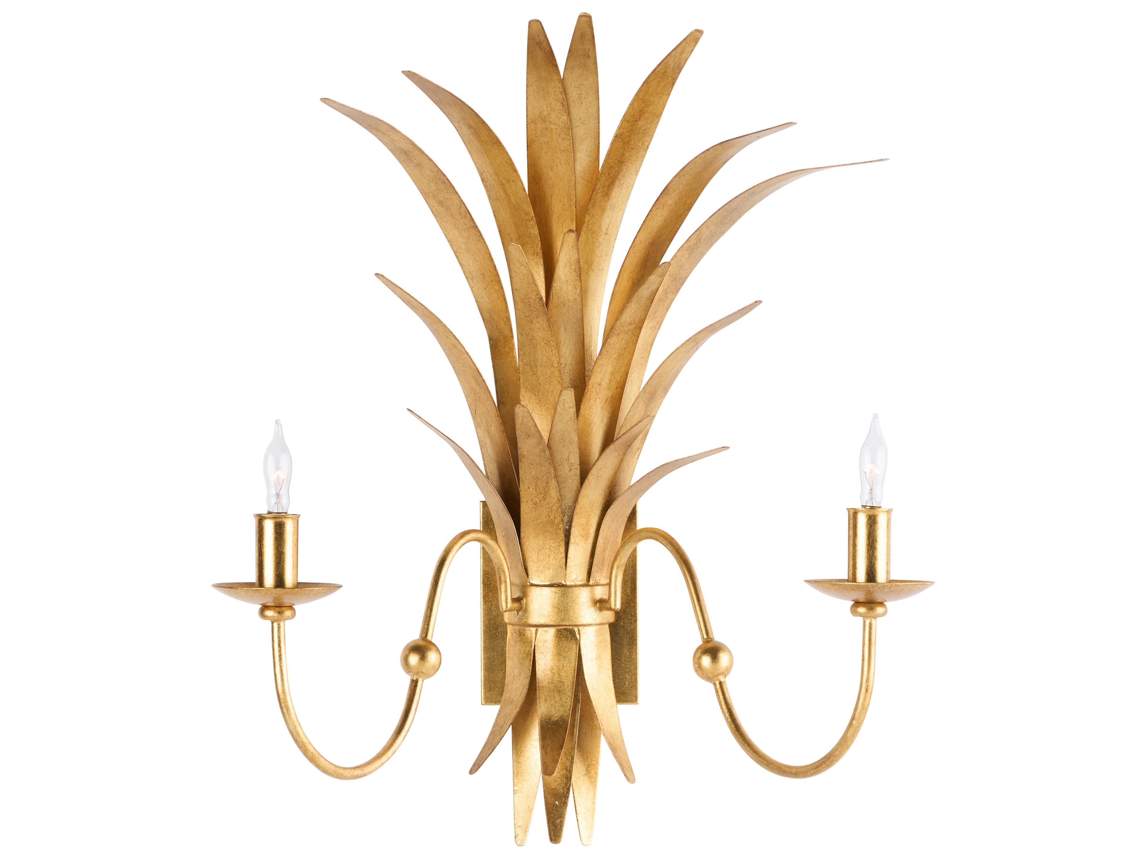 Chelsea House 2-Light Gold Traditional Wall Sconce