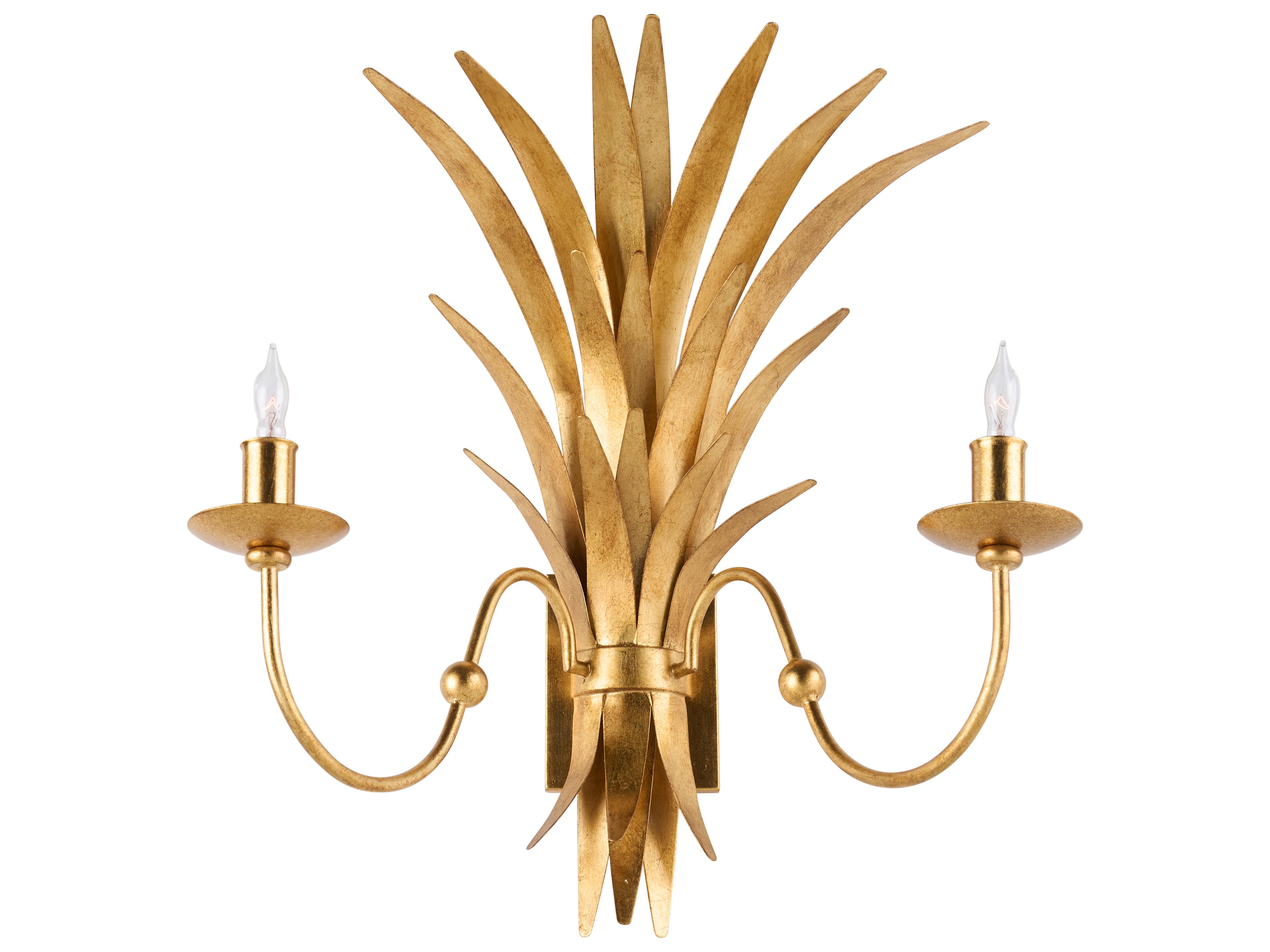 Chelsea House 2-Light Gold Traditional Wall Sconce