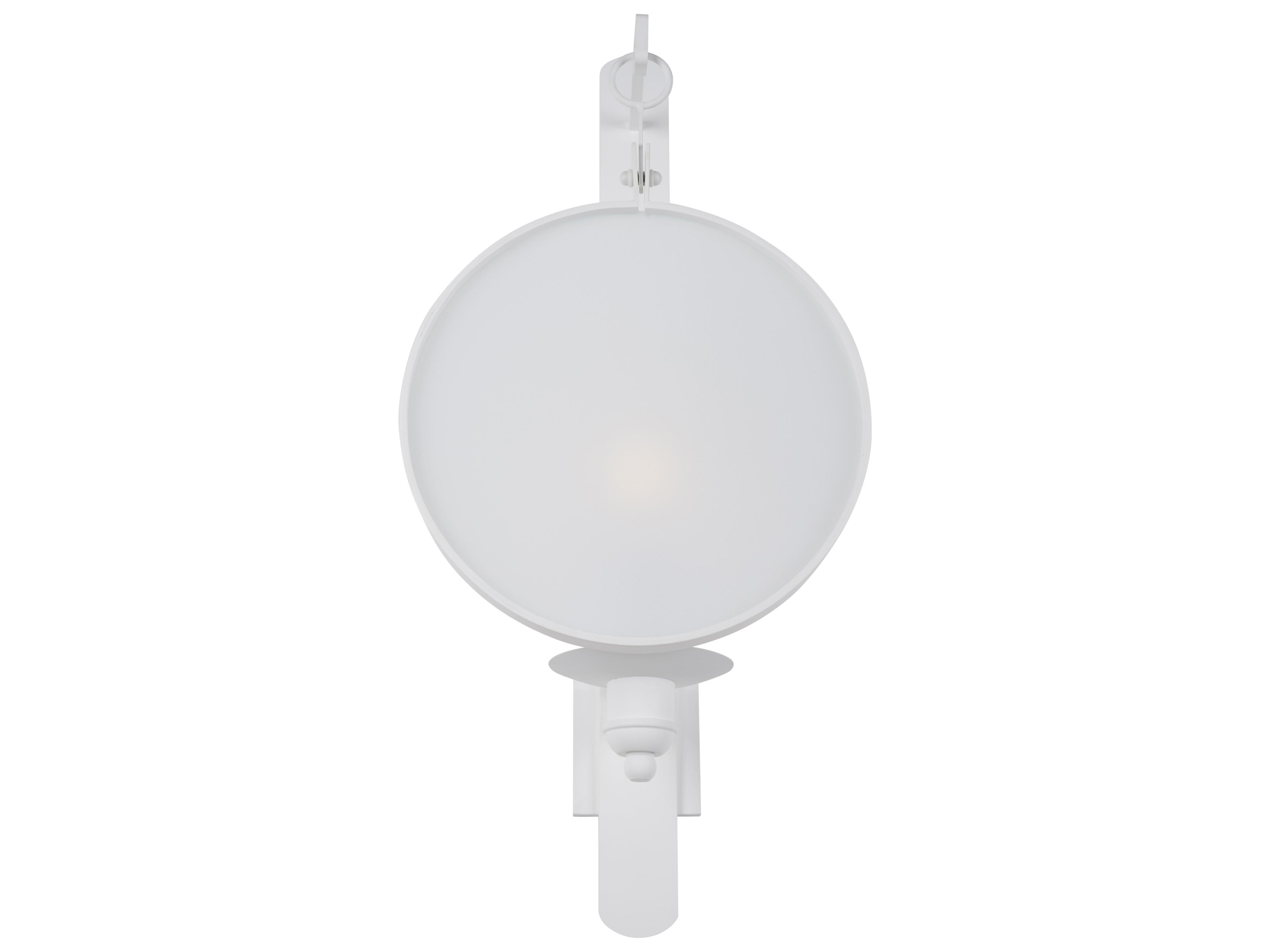 Chelsea House 1-Light White Cream Wall Sconce