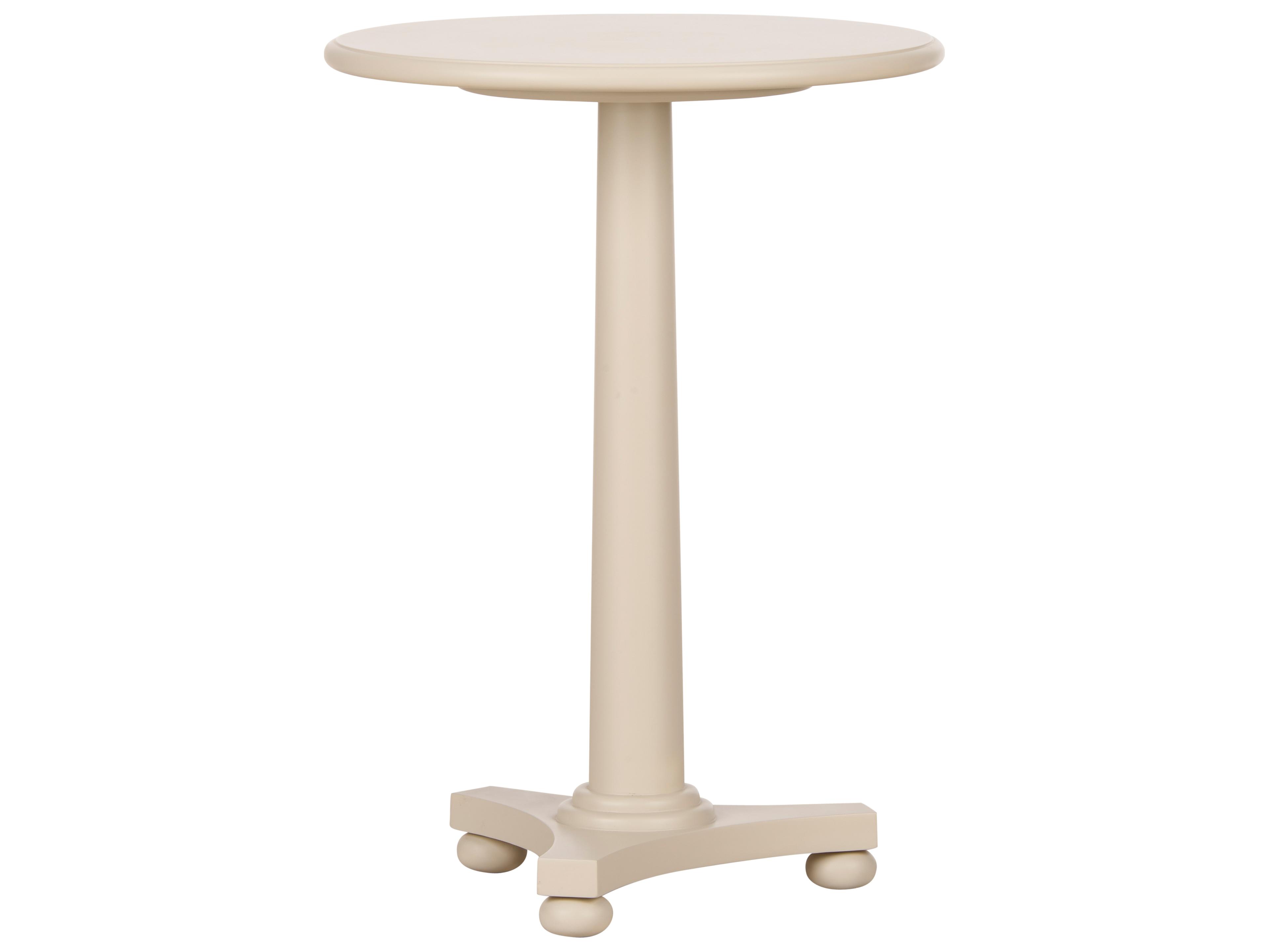 Chelsea House Bill Cain Round Wood Brown End Table