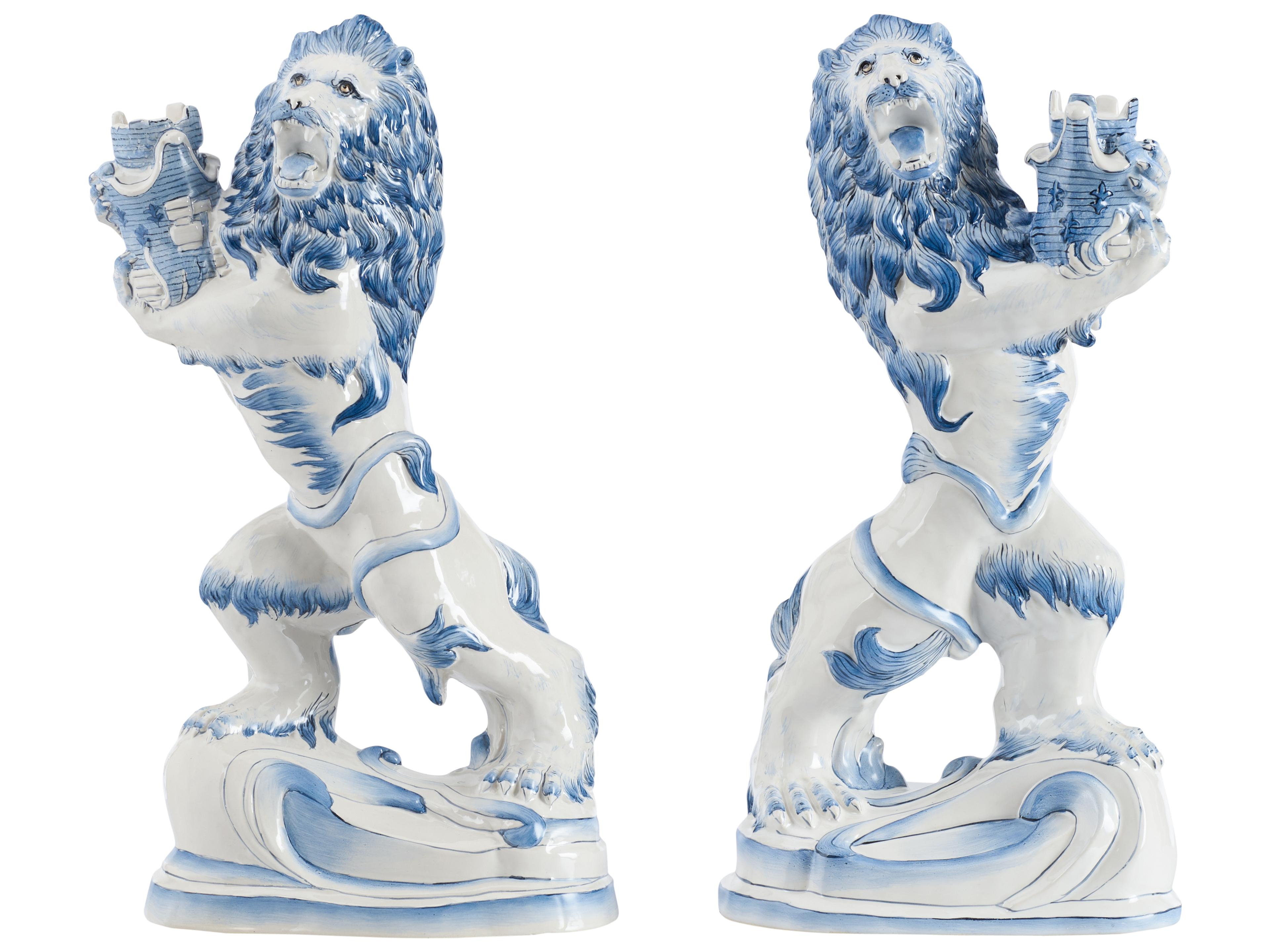 Chelsea House Bill Cain Blue Sculpture