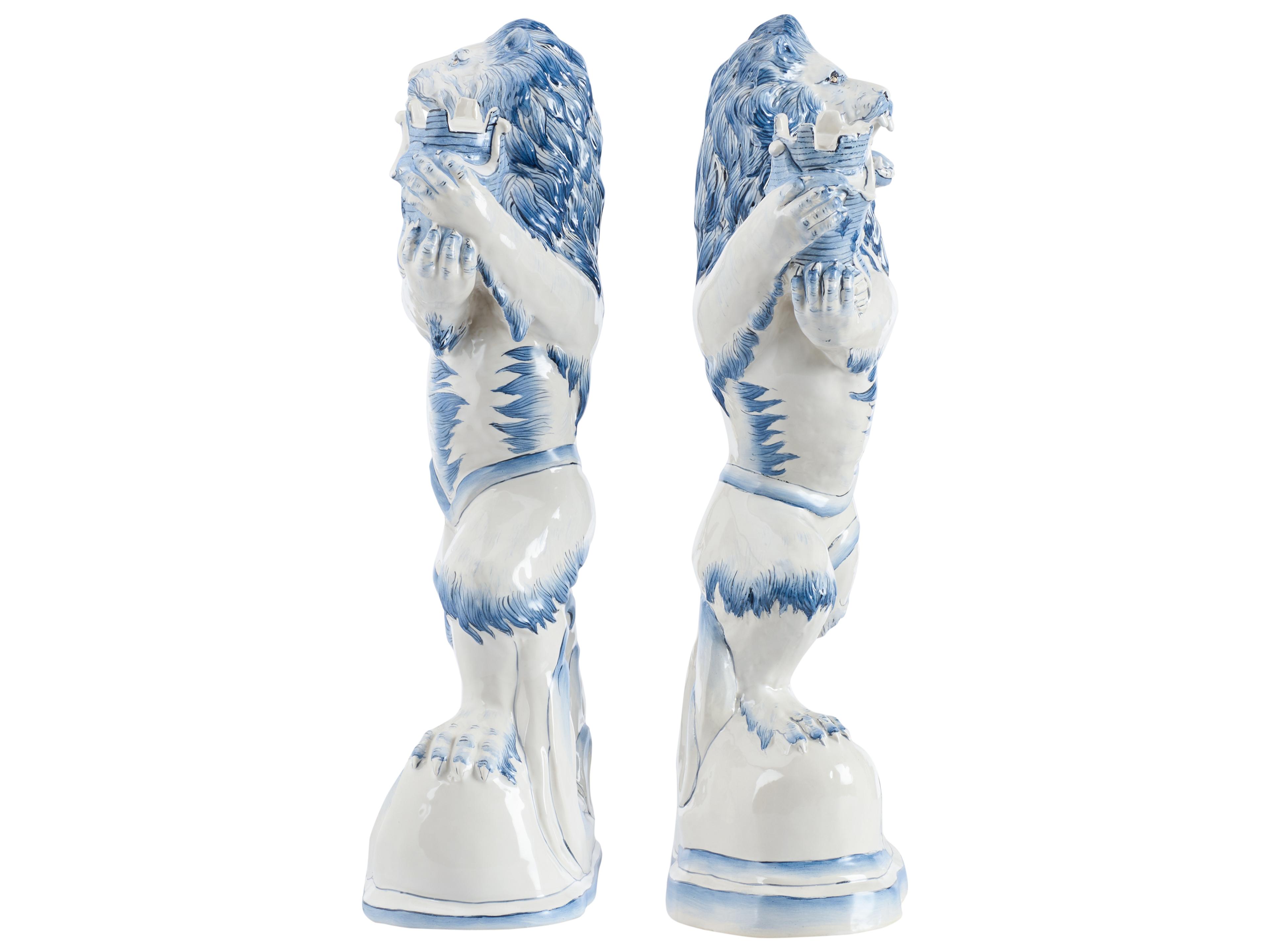 Chelsea House Bill Cain Blue Sculpture