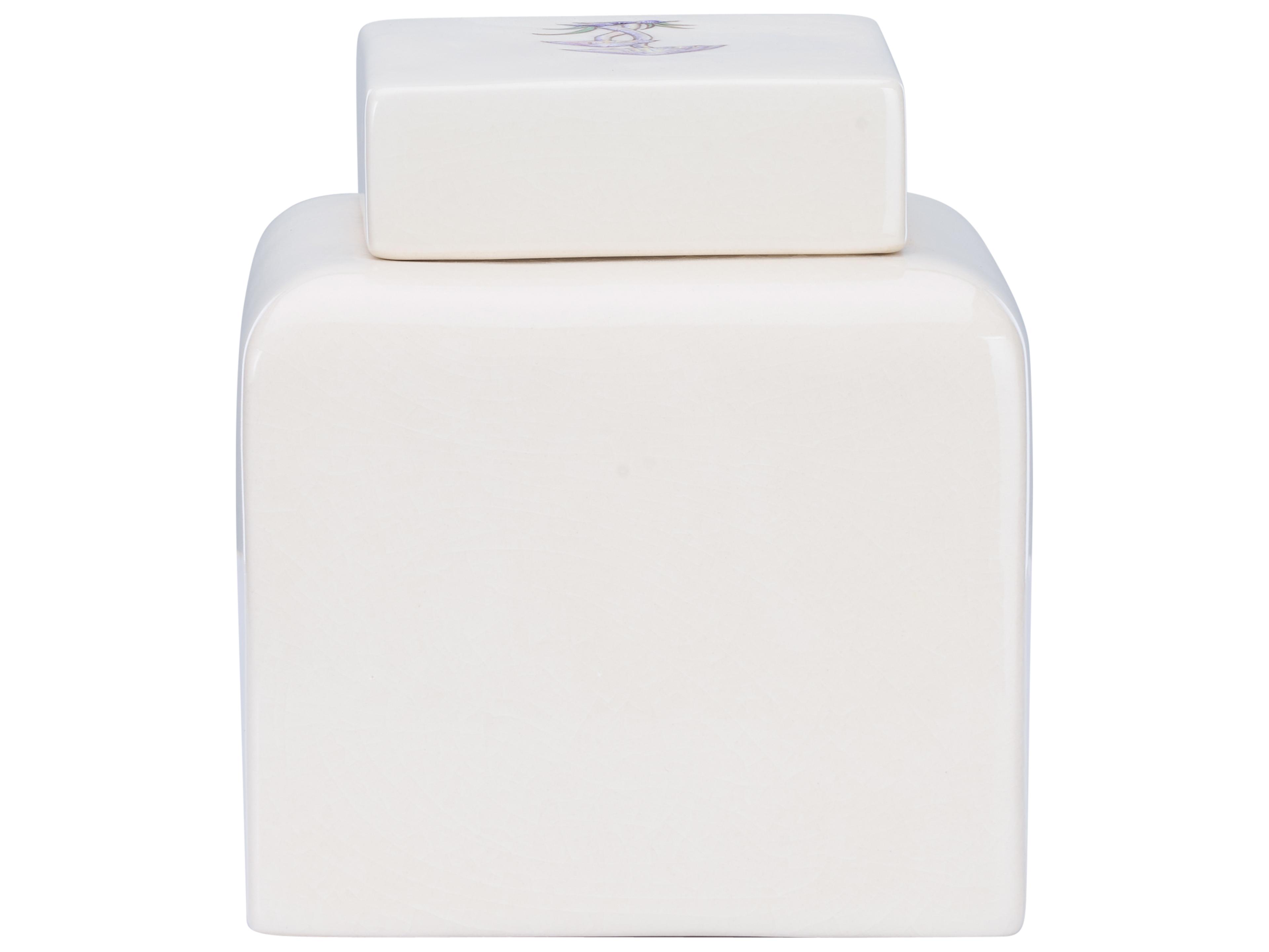 Chelsea House Bill Cain White Cream Urns