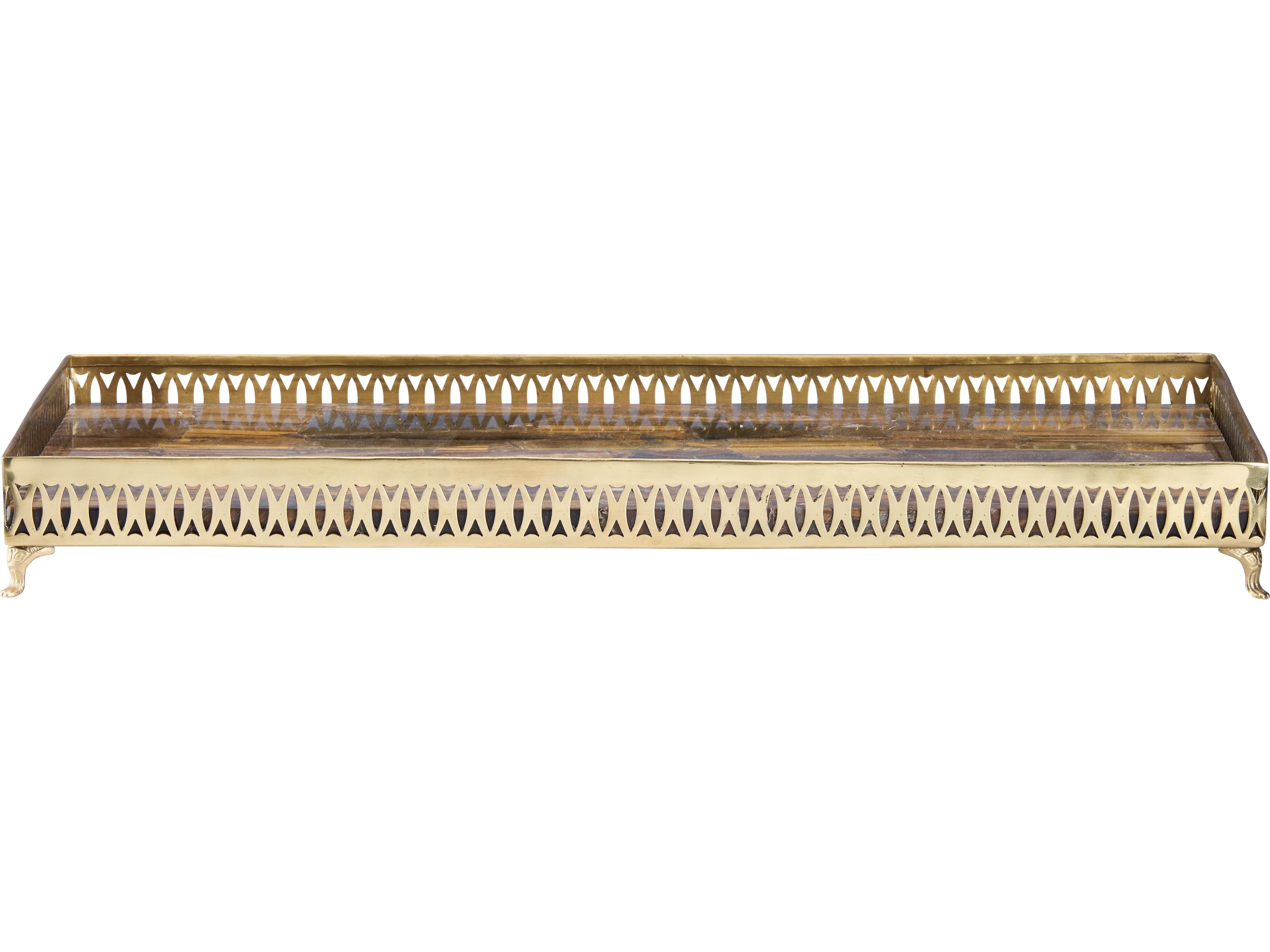 Chelsea House Lisa Kahn Brown Serving Tray