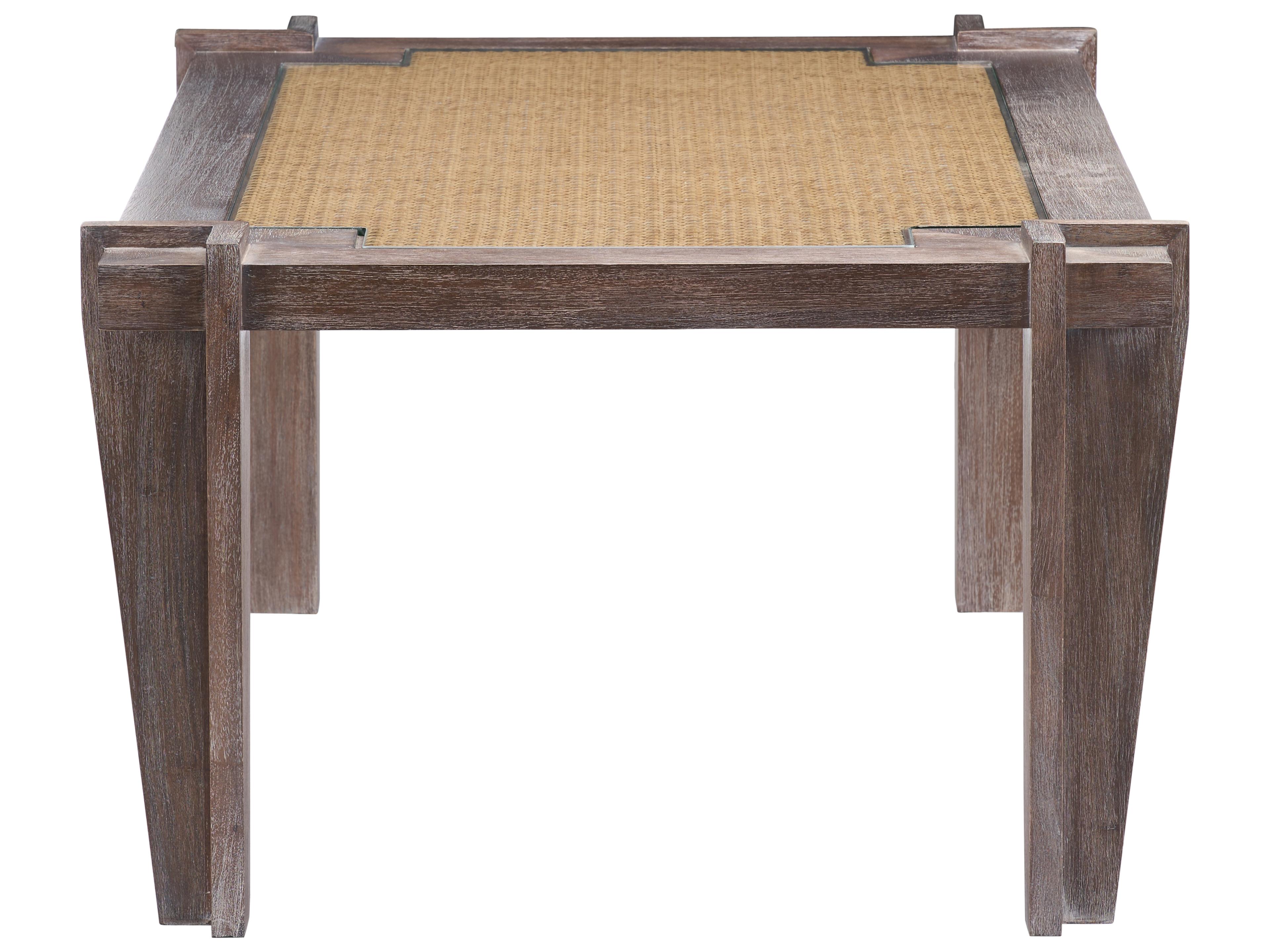 Chelsea House Rectangular Rattan Brown Coffee Table