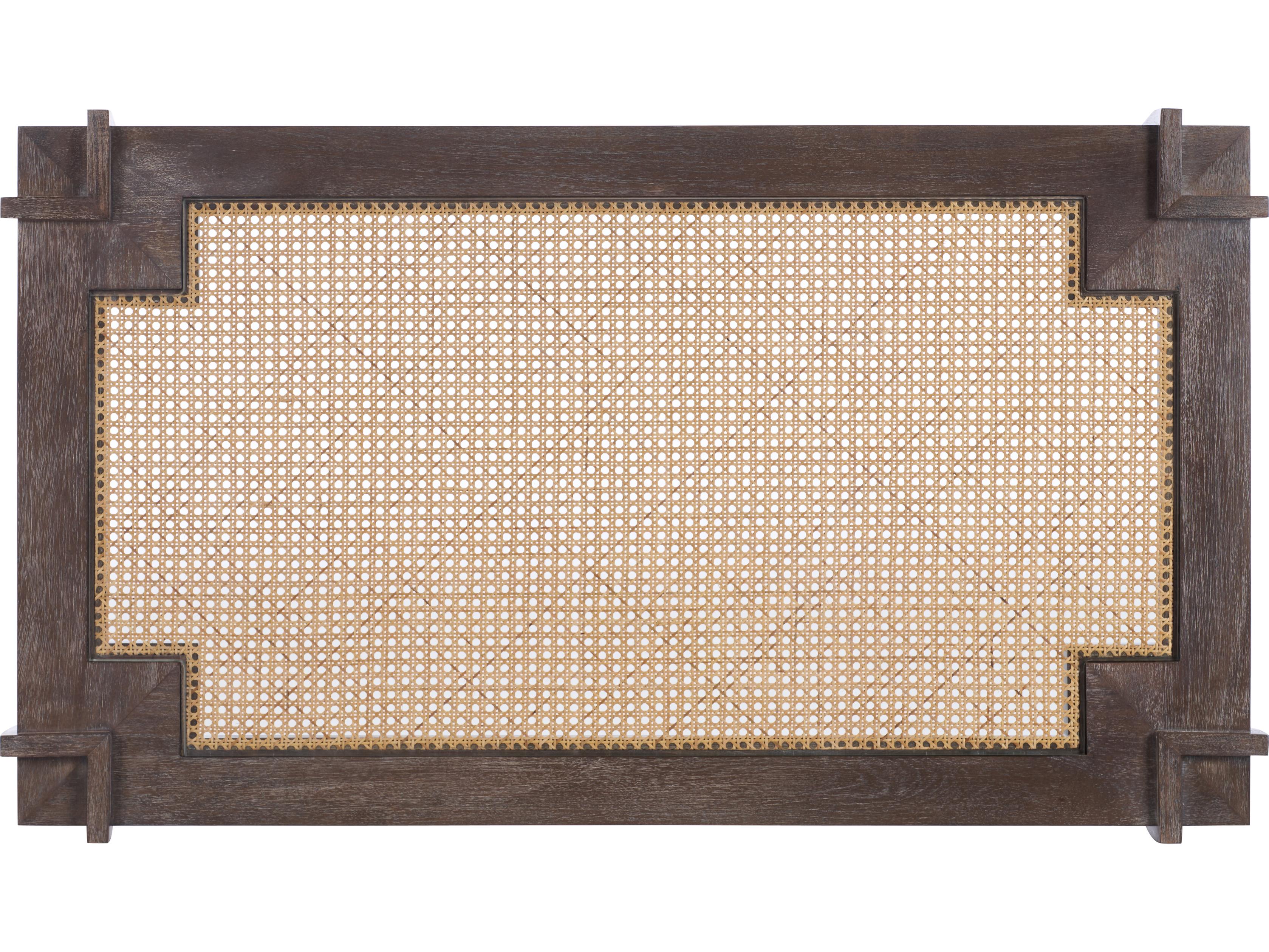 Chelsea House Rectangular Rattan Brown Coffee Table